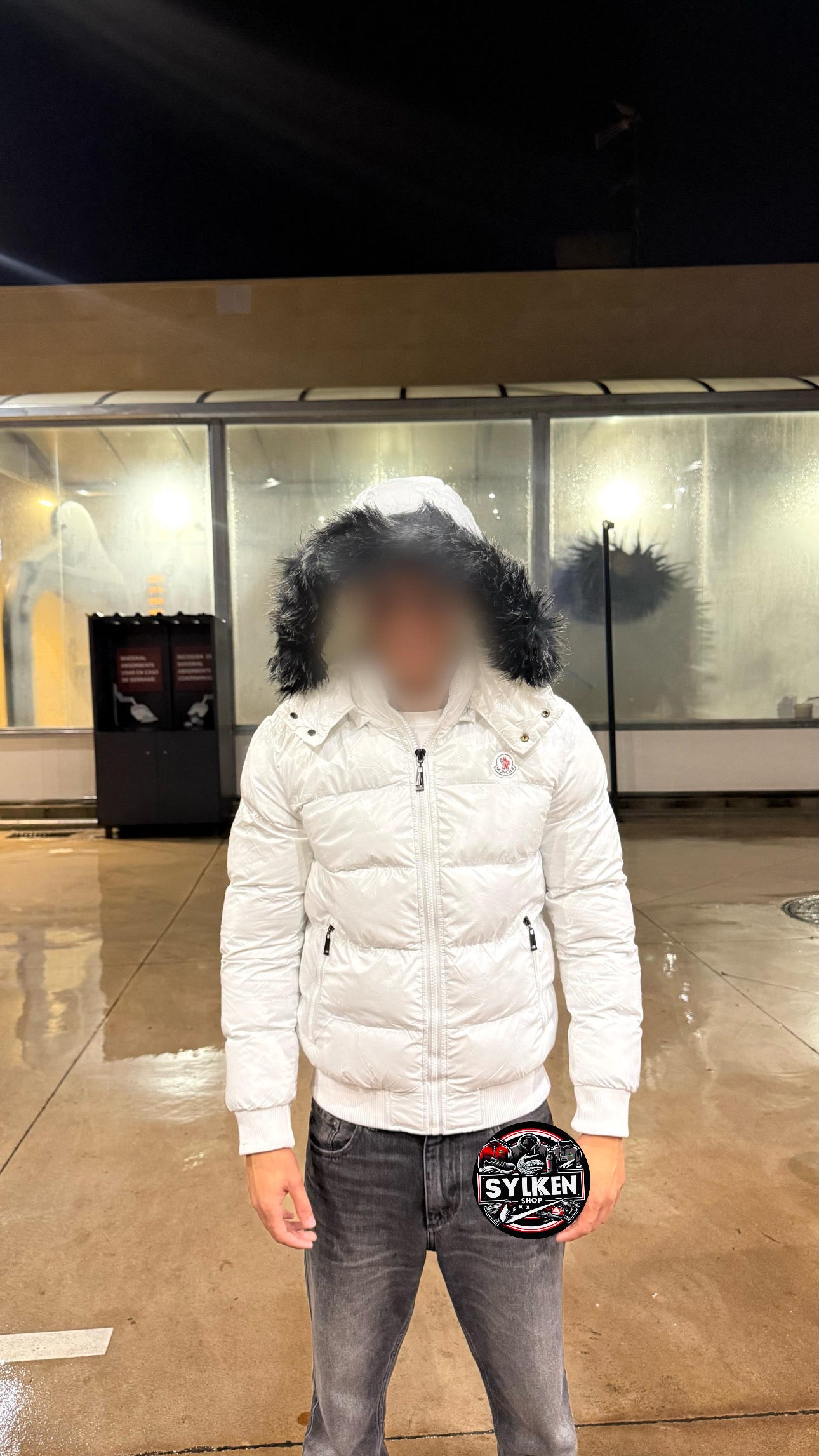 Chaqueta Moncler Blanca