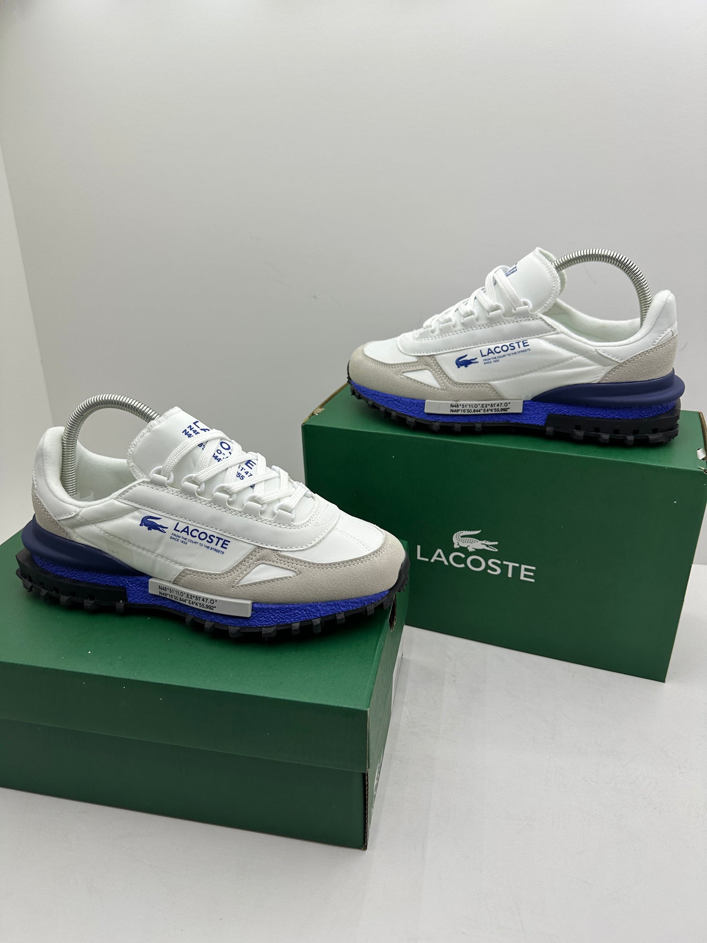 Zapatilla Lacoste Élite Active White & Blue