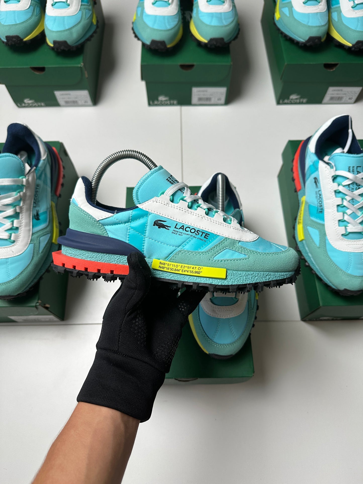 ZAPAS LACOSTE ELITE ACTIVE BLUE