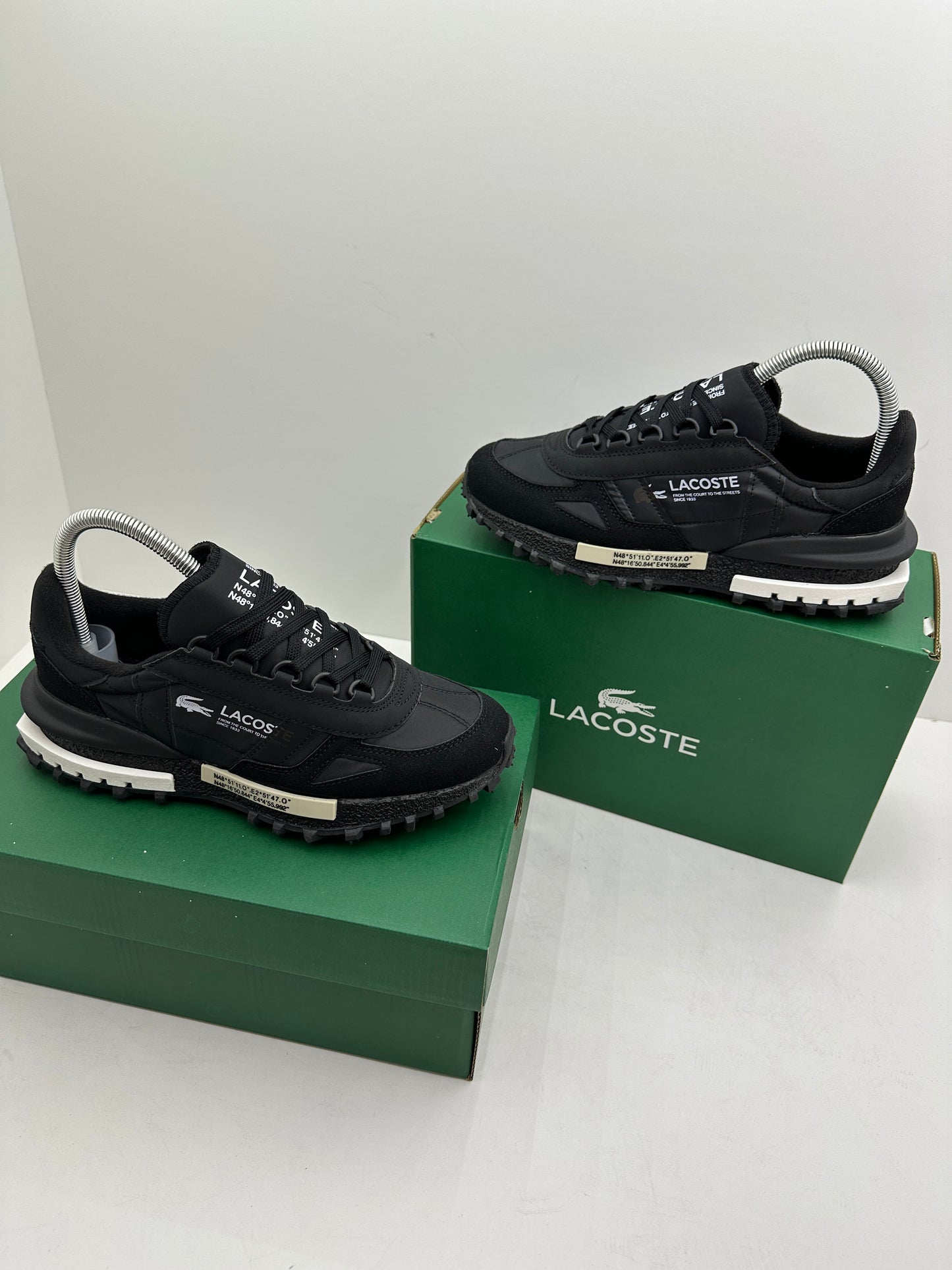 Zapatilla Lacoste Élite Active Black & White