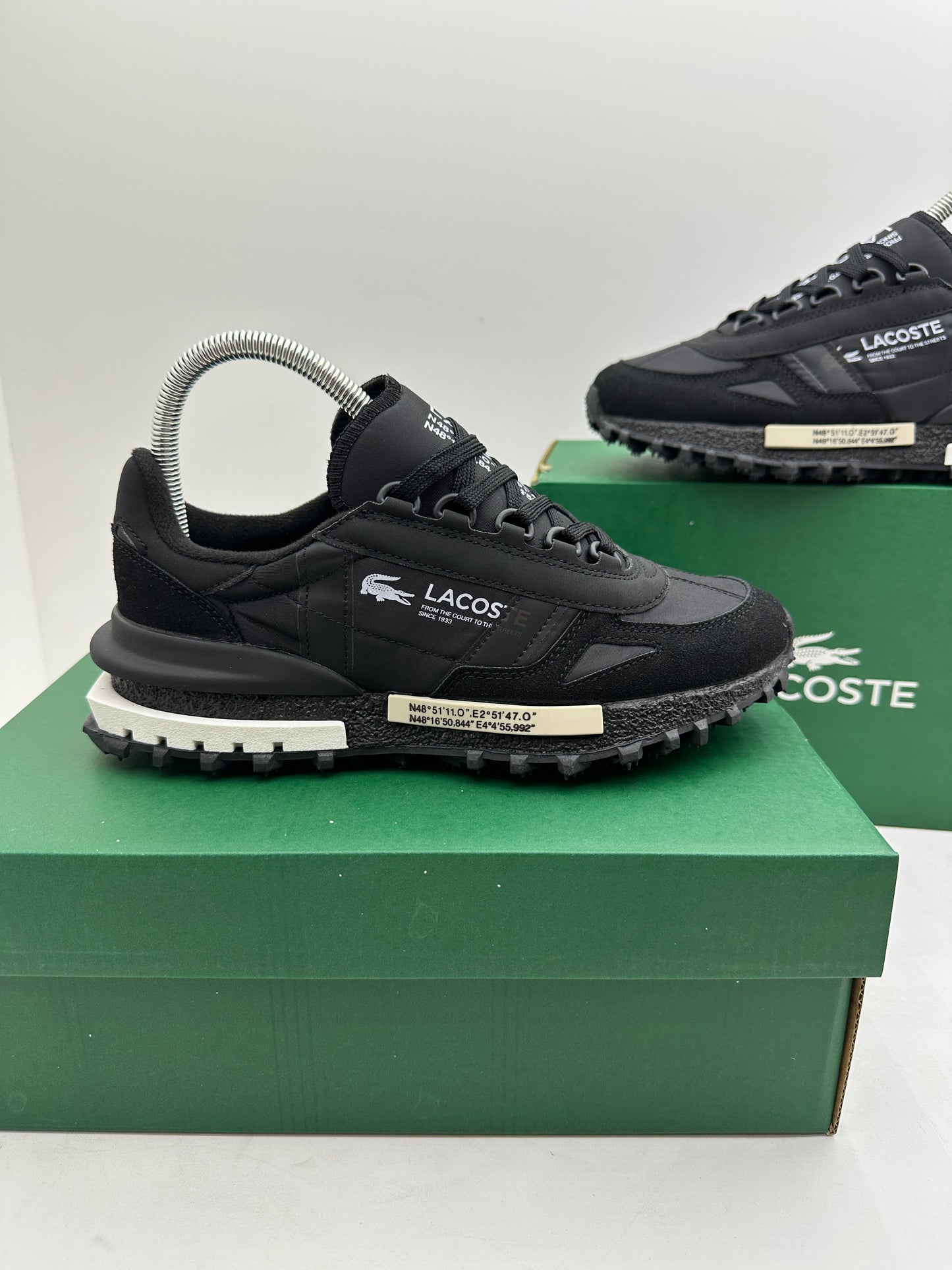 Zapatilla Lacoste Élite Active Black & White