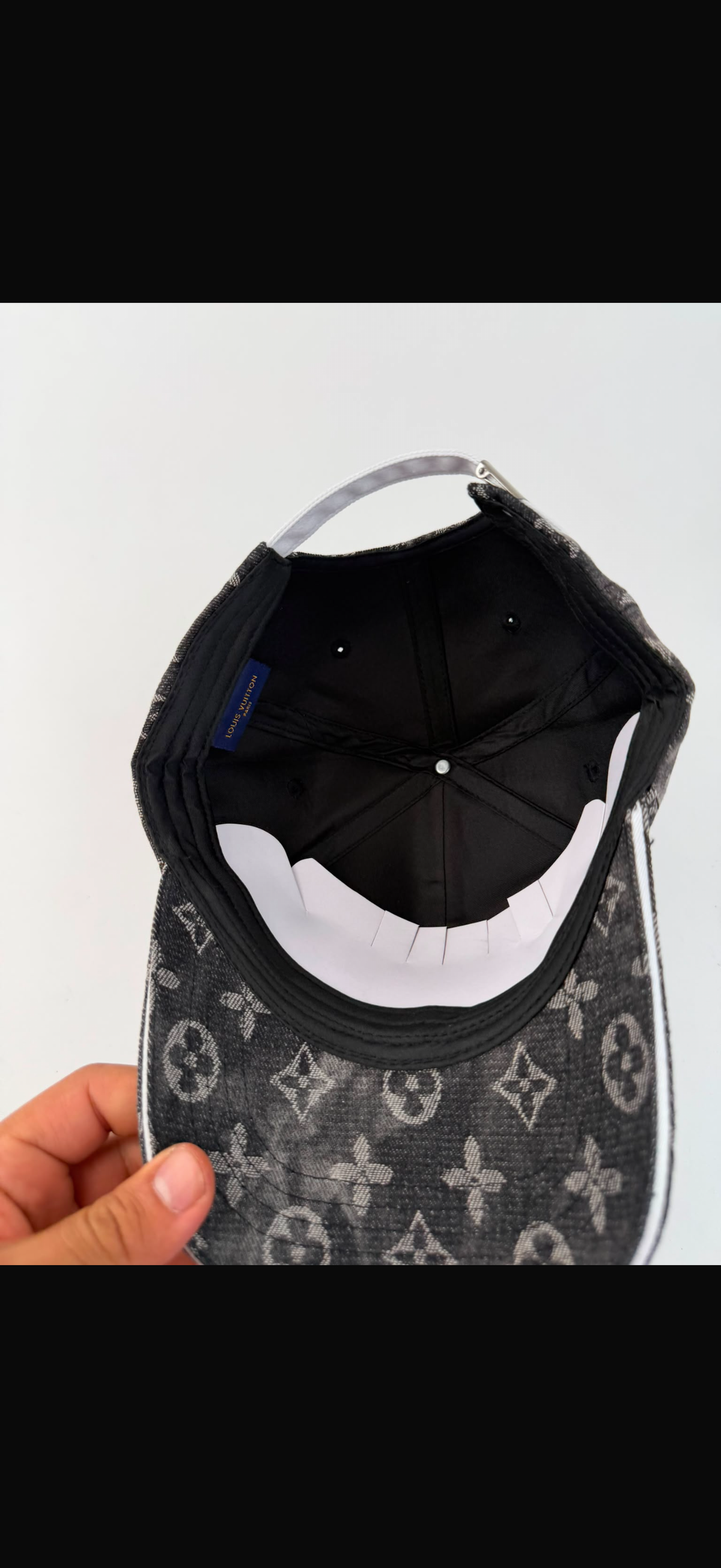 GORRA LOUIS VUITTON BLACK DENIM