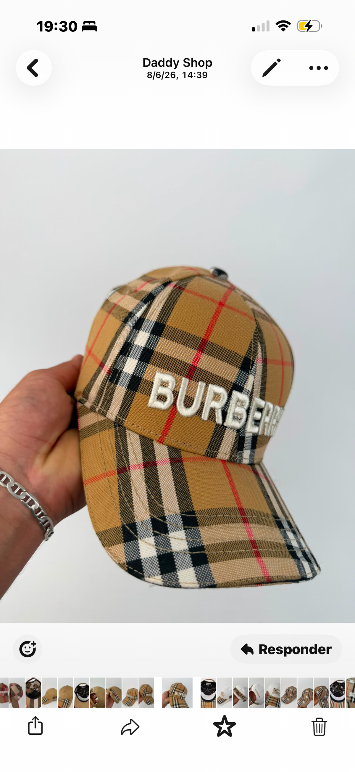 GORRA BURBERRY VINTAGE