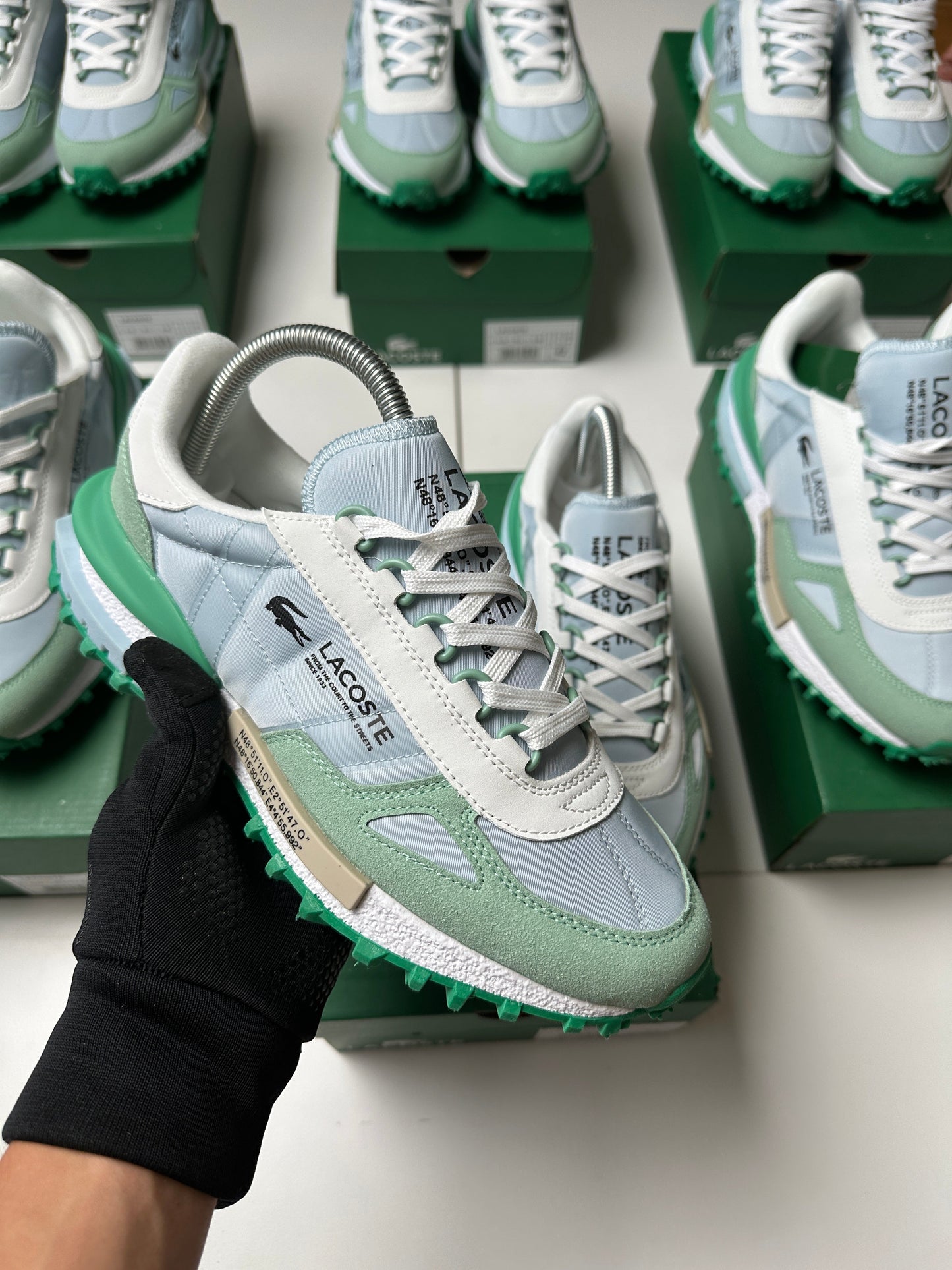 ZAPAS LACOSTE ELITE ACTIVE GREEN