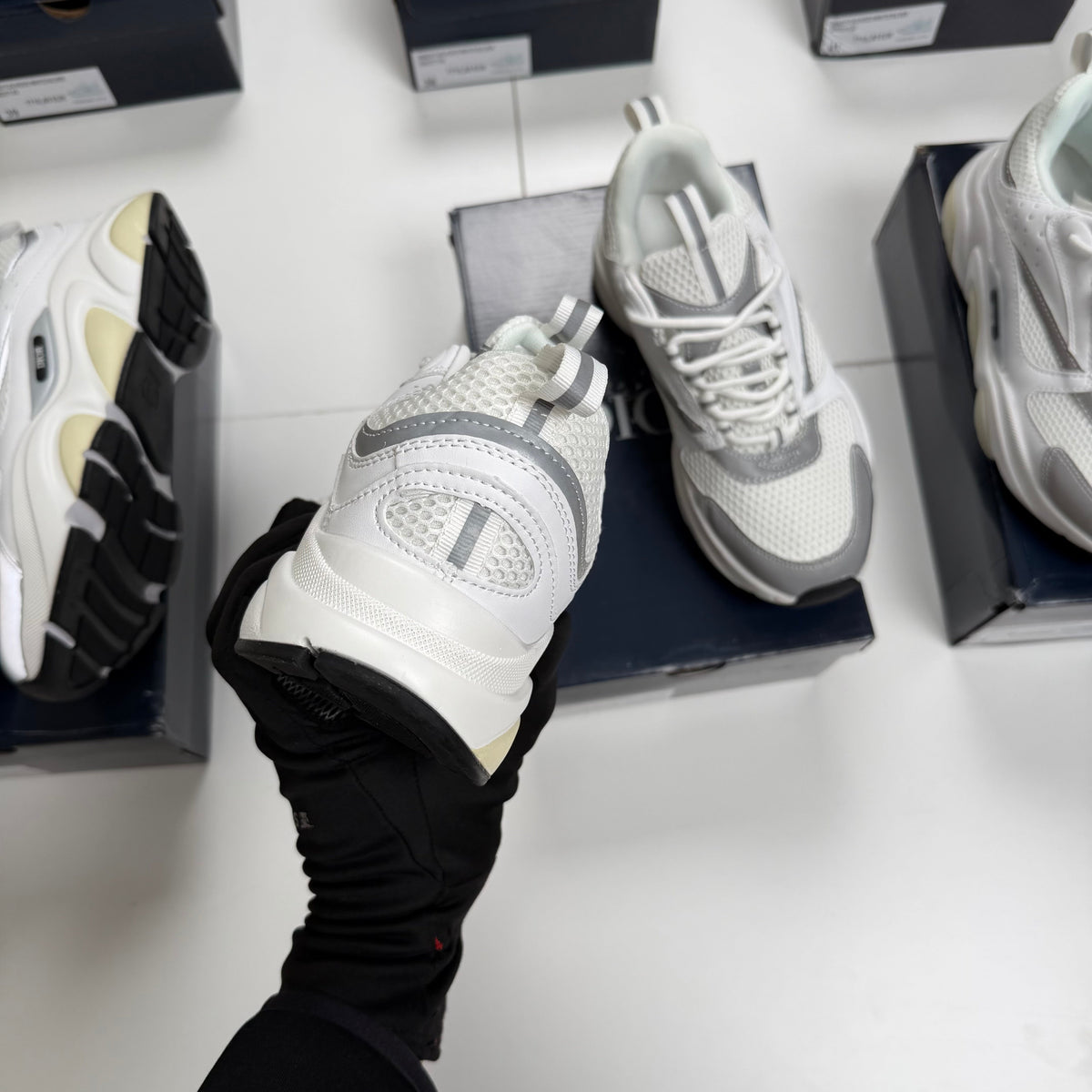 DIOR B22 WHITE SILVER