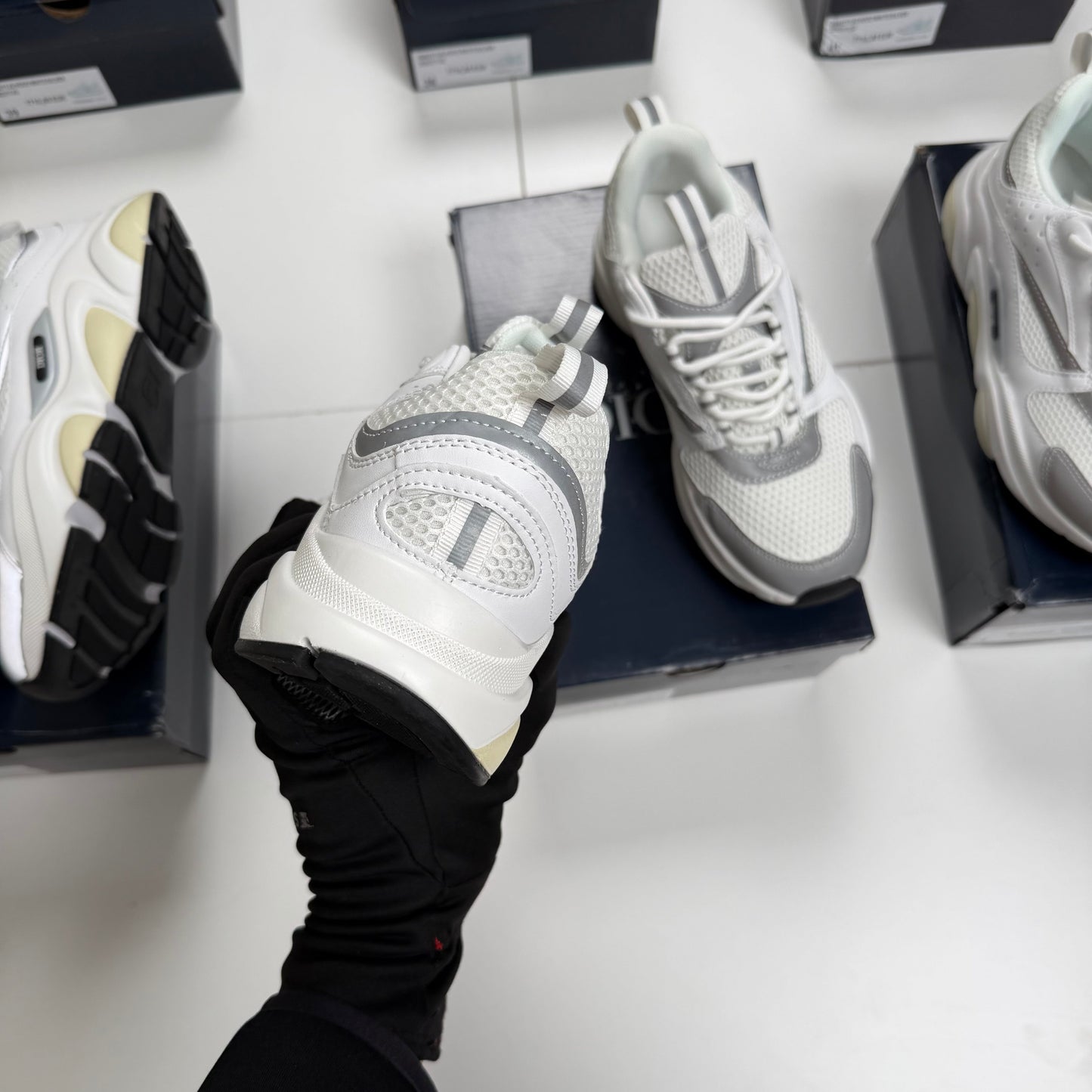 DIOR B22 WHITE SILVER