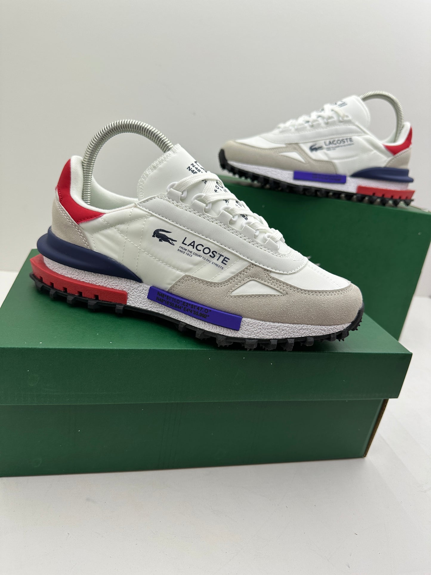 Zapatilla Lacoste Élite Active White & Red