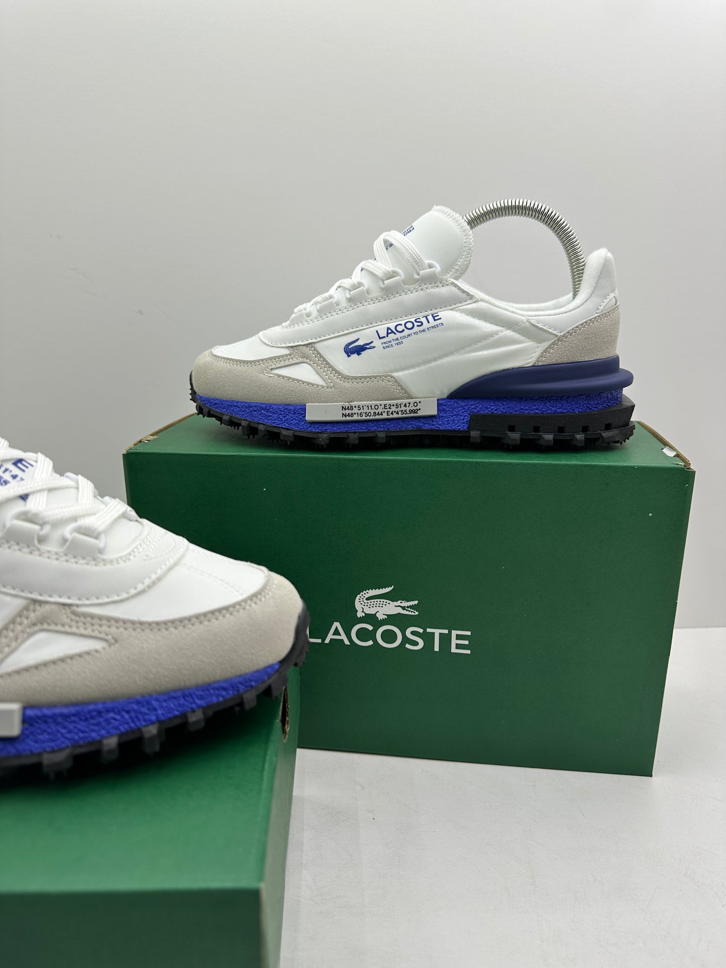 Zapatilla Lacoste Élite Active White & Blue