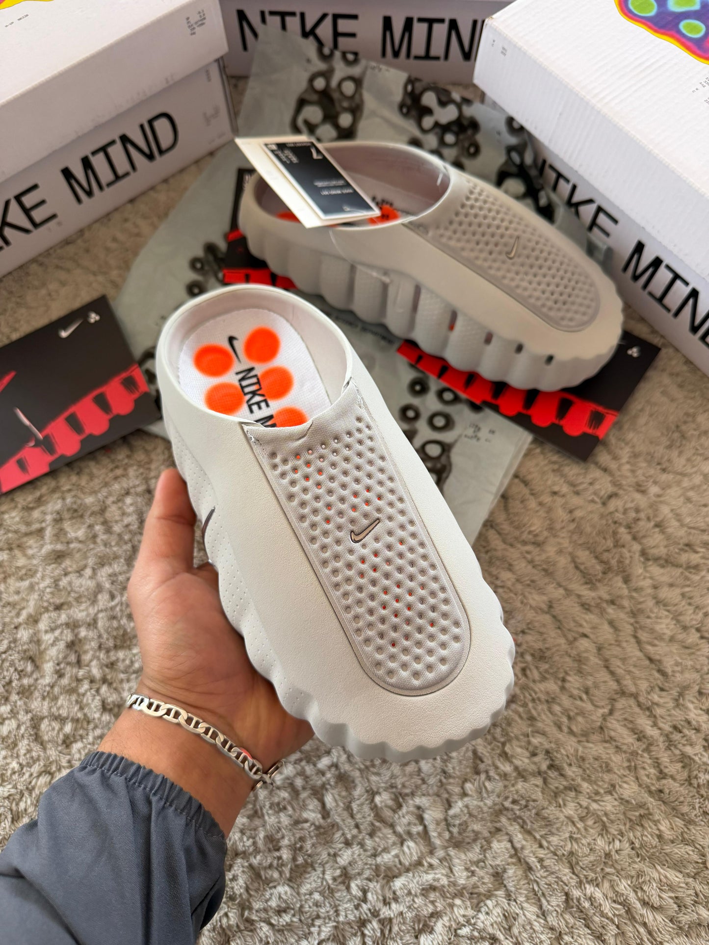 Chanclas Nike Miller Grey