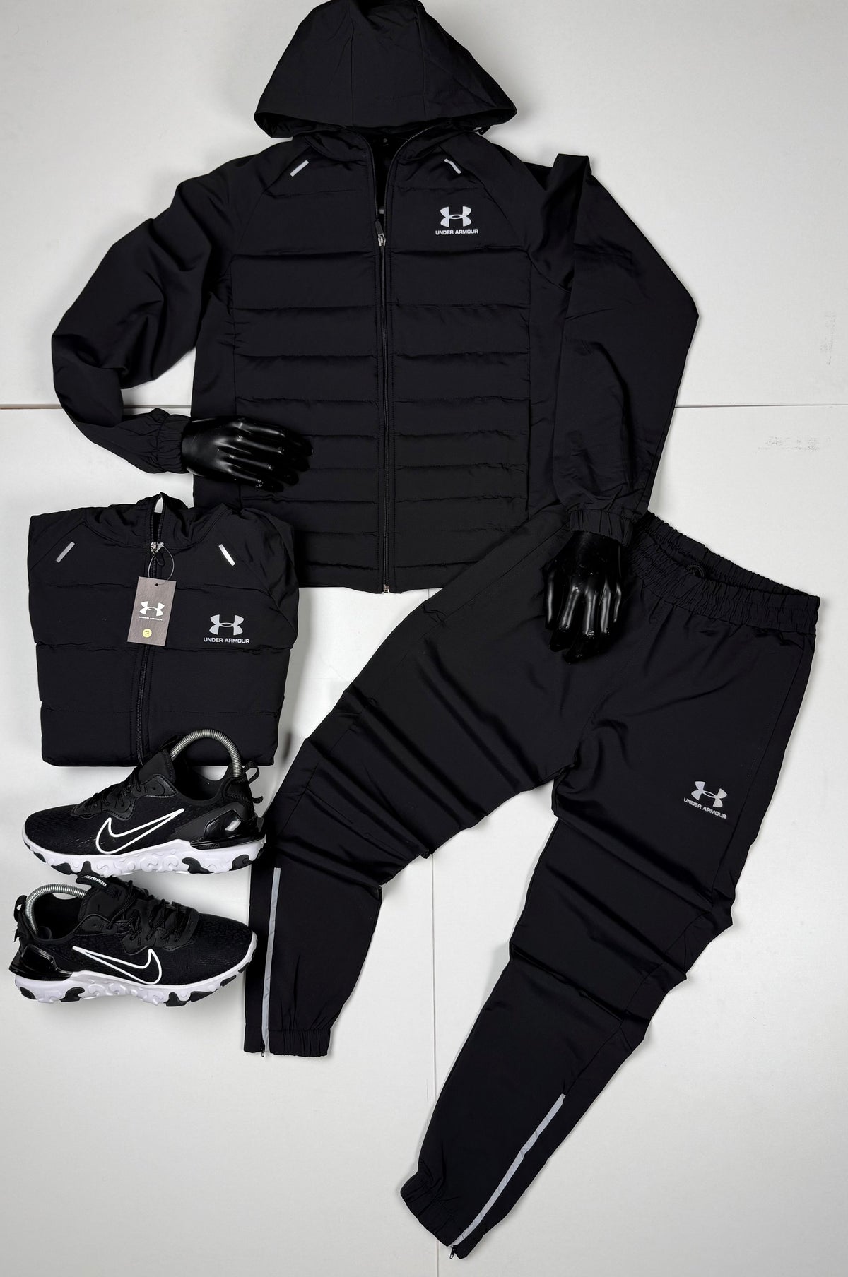 CHANDAL UNDER ARMOUR 2026 🔥 NUEVA COLECCIÓN 🆕 BRILLA CON EL FLASH 📸 UNIDADES LIMITADAS ‼️ CALIDAD G5 ✅ COLOR NEGRO ⚫️
