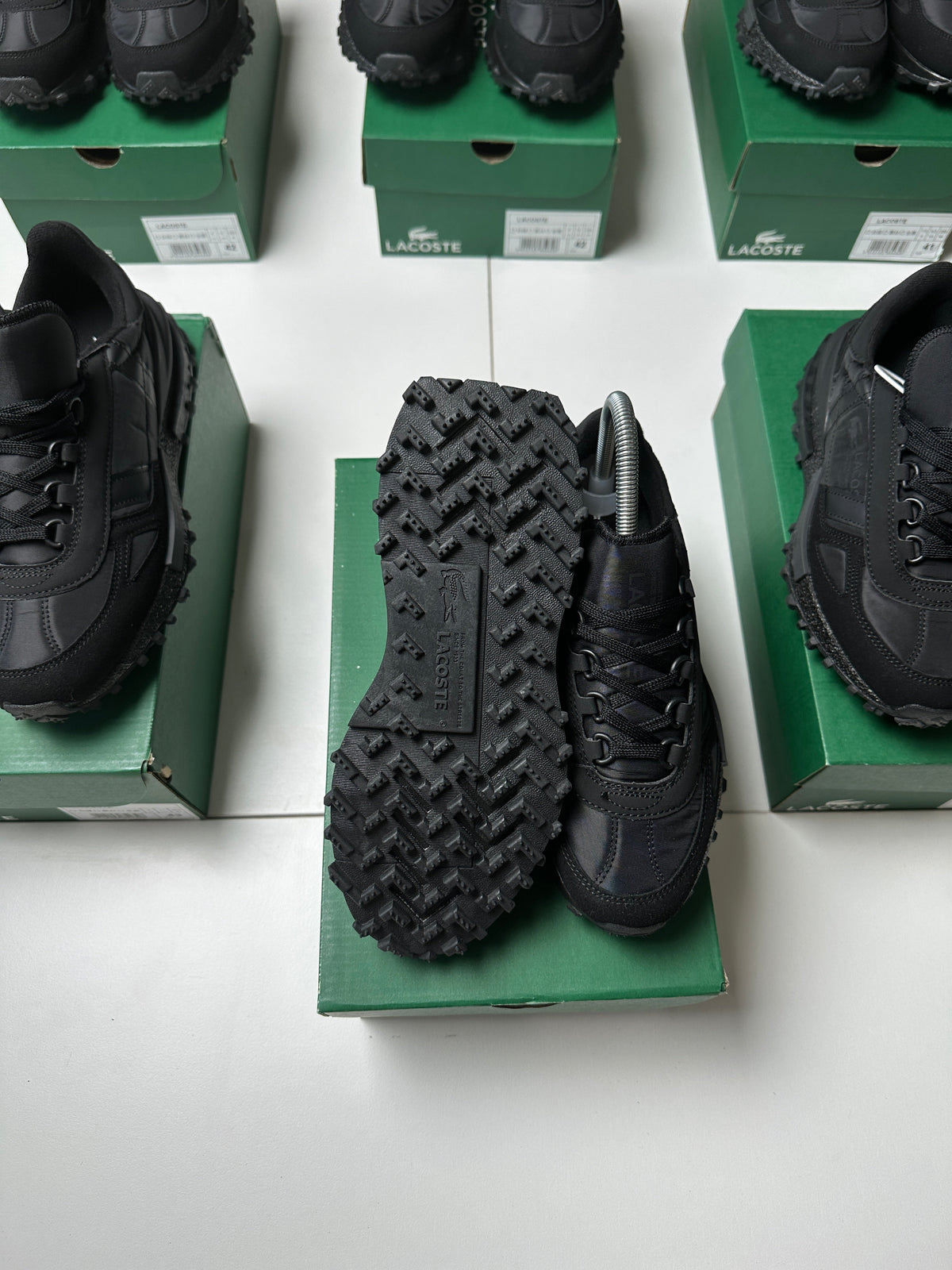 ZAPAS LACOSTE ELITE ACTIVE ALL BLACK
