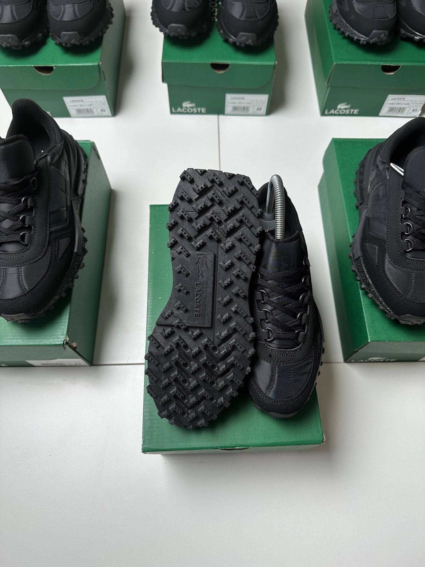 ZAPAS LACOSTE ELITE ACTIVE ALL BLACK