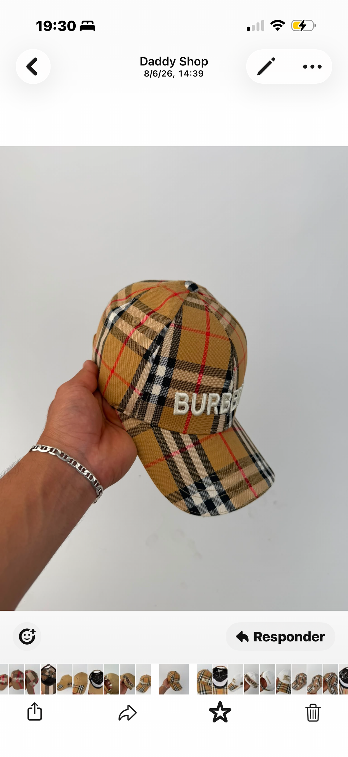 GORRA BURBERRY VINTAGE