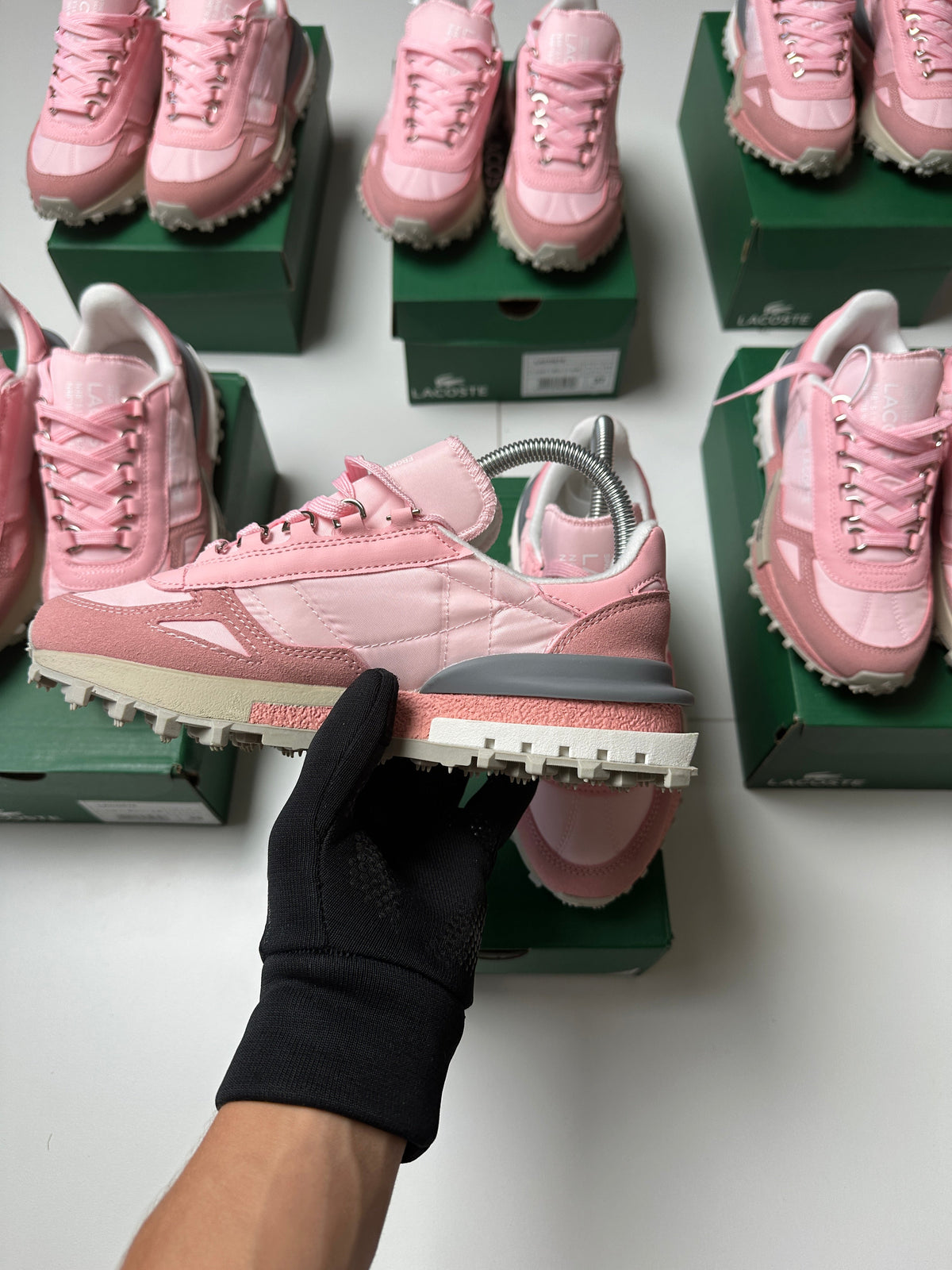 ZAPAS LACOSTE ELITE ACTIVE PINK
