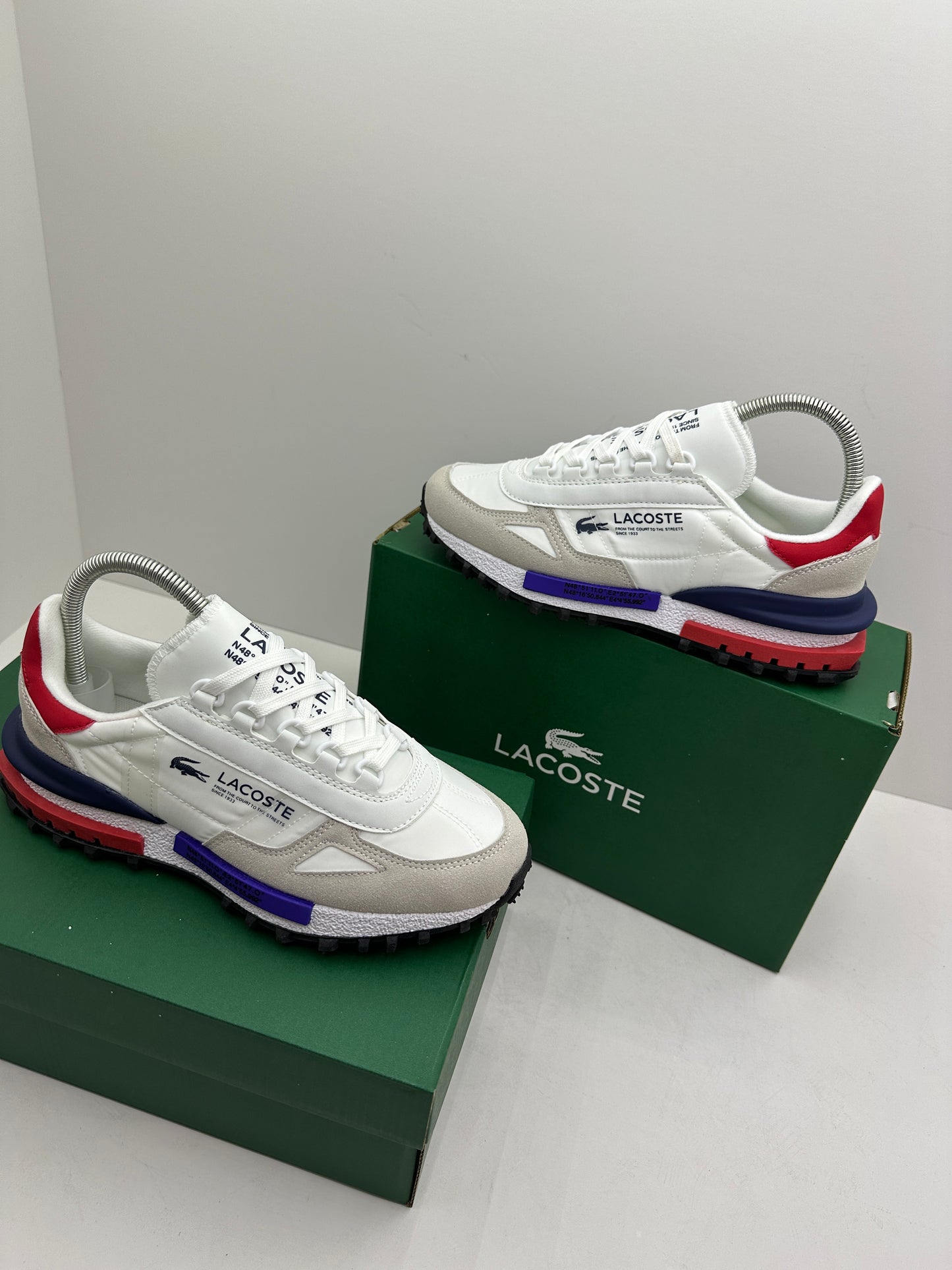 Zapatilla Lacoste Élite Active White & Red