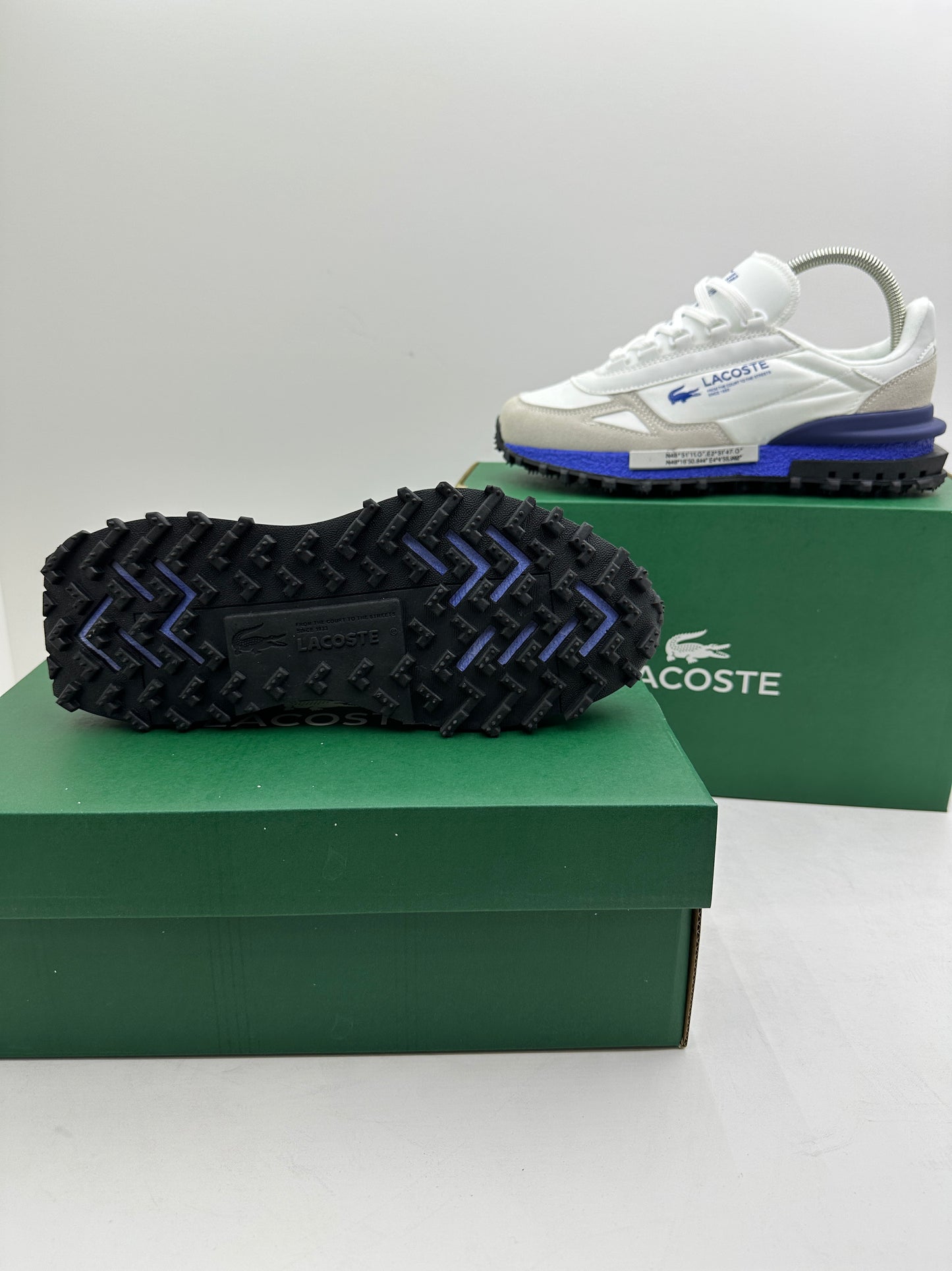 Zapatilla Lacoste Élite Active White & Blue