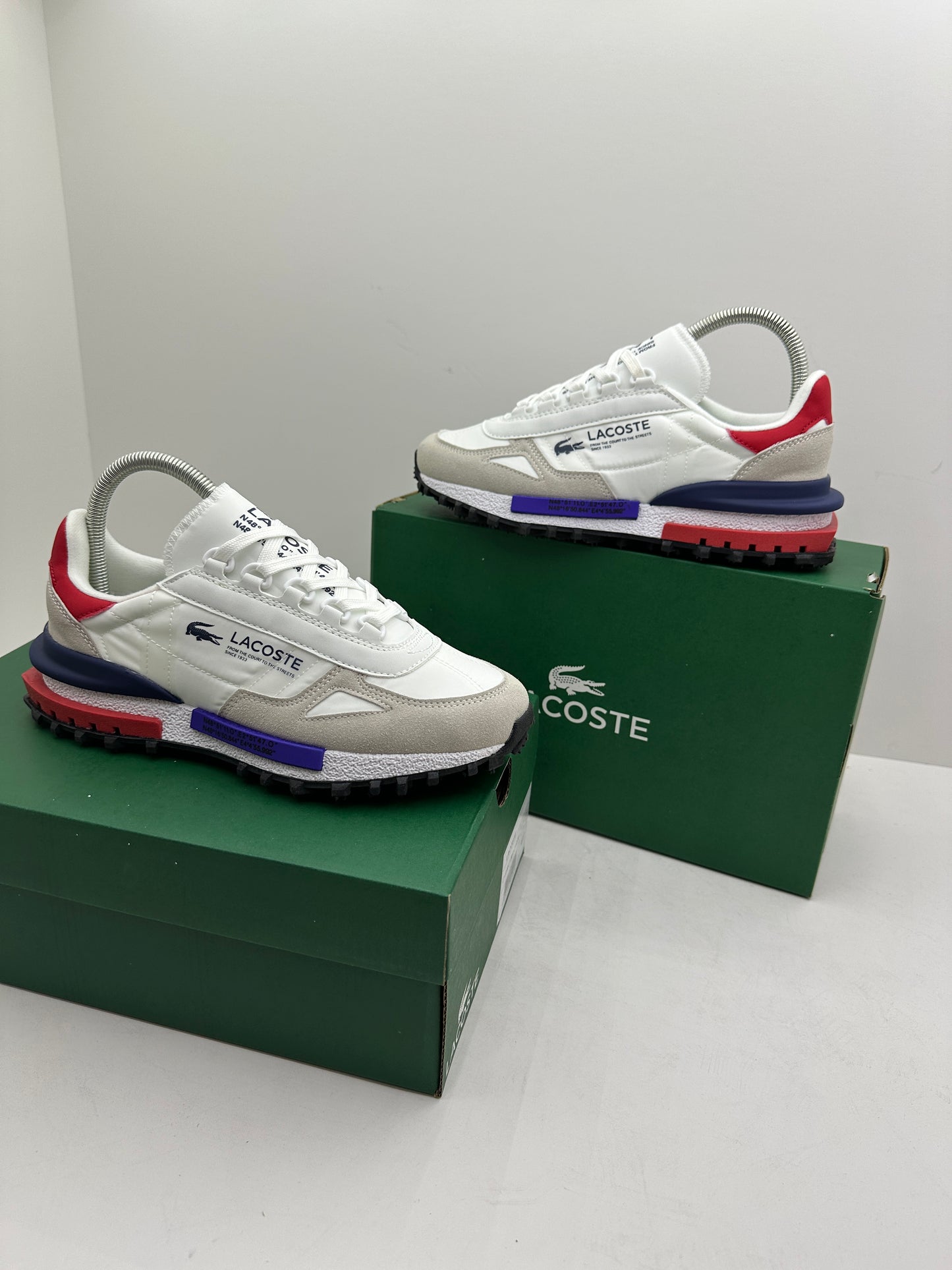 Zapatilla Lacoste Élite Active White & Red