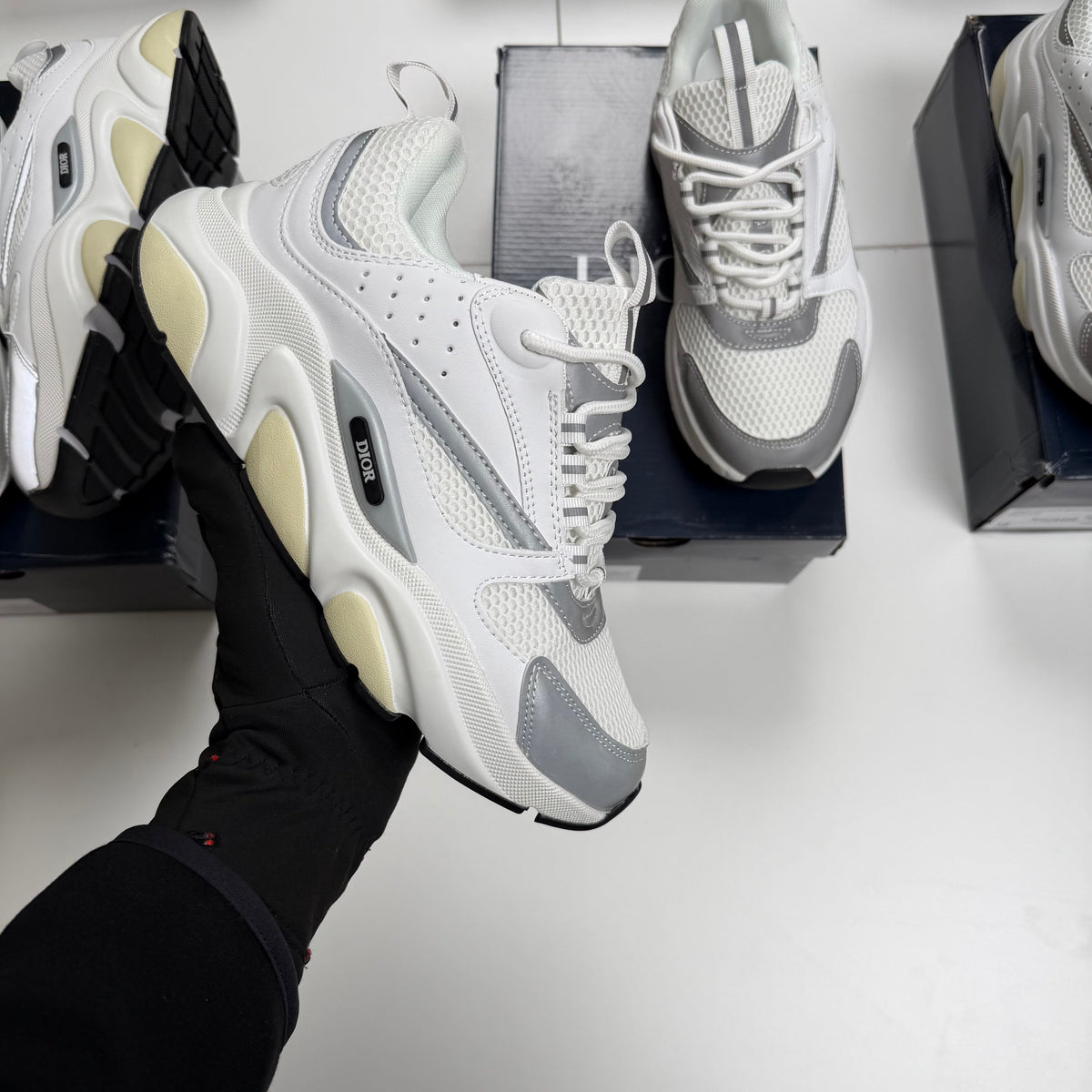 DIOR B22 WHITE SILVER
