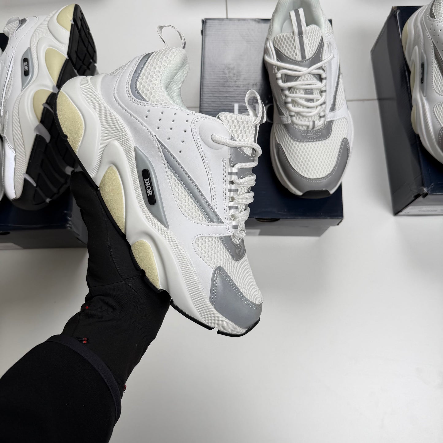 DIOR B22 WHITE SILVER