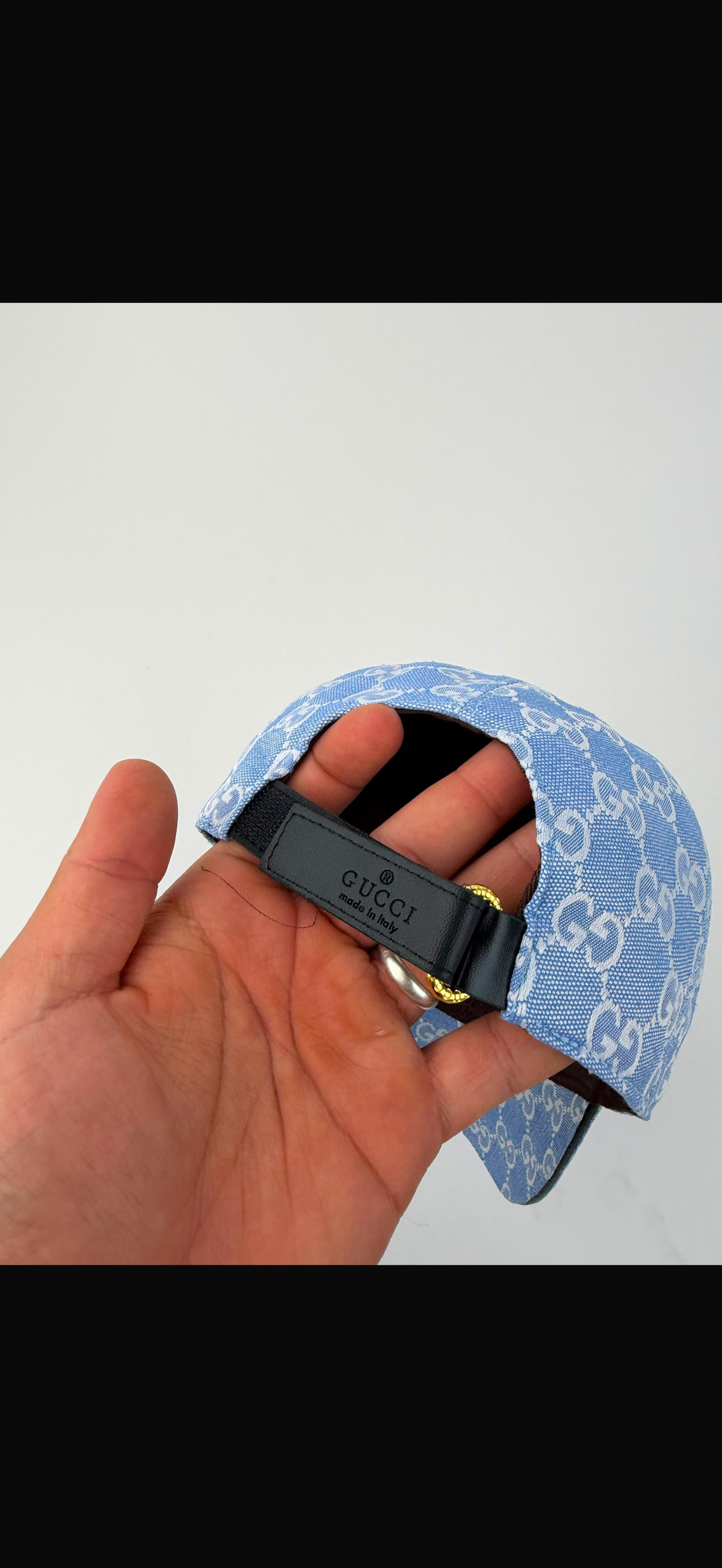 GORRA GUCCI DENIM BLUE