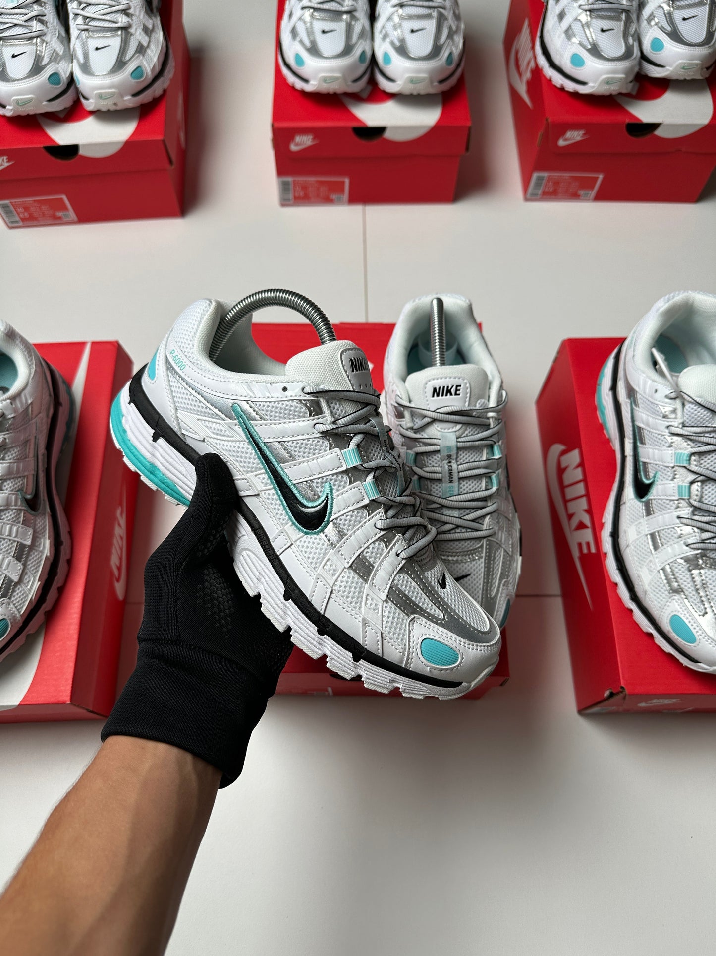 NIKE P6000 WHITE BLUE