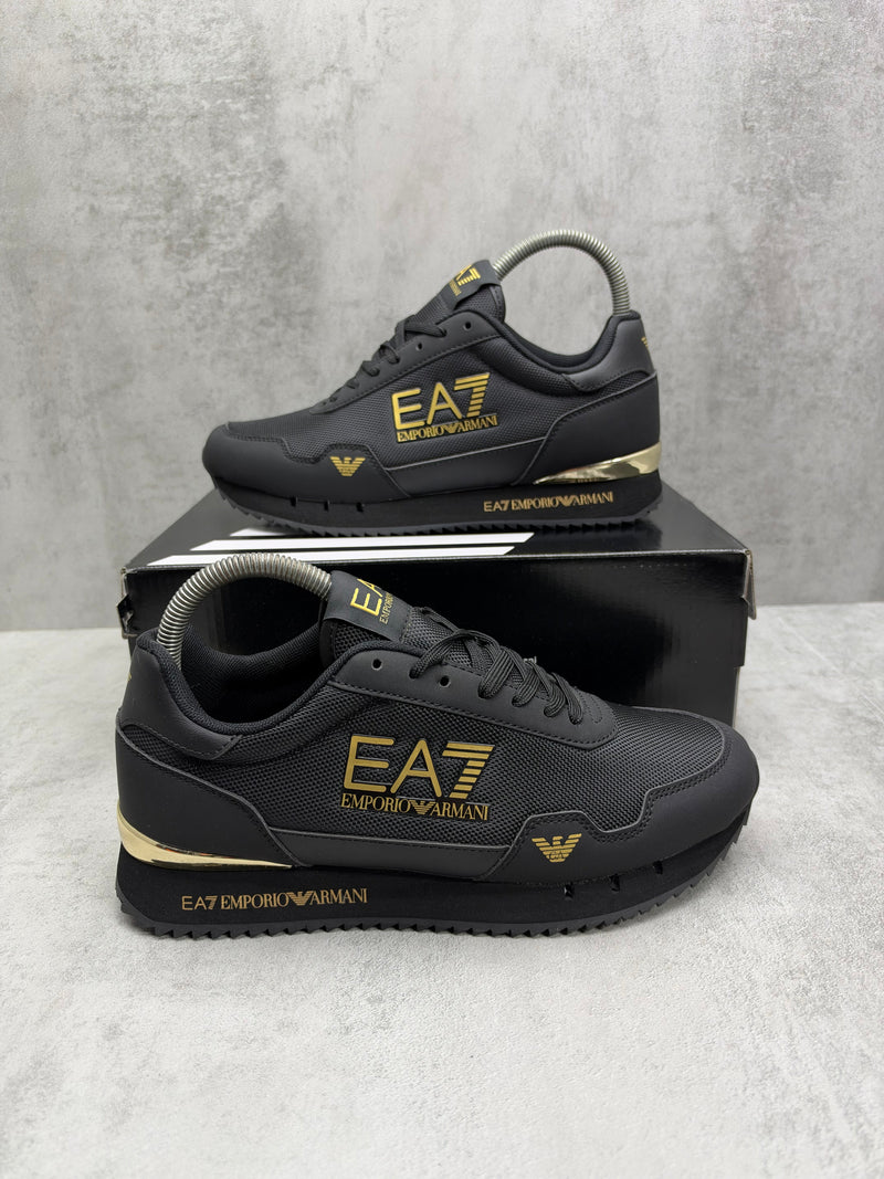 Zapatilla EA7 BLACK/GOLD ⚫️💛 UNIDADES LIMITADAS 🔥 ALTA CALIDAD G5 ✅ NUEVO MODELO 2026 🤯 CORRE QUE VUELAN ⚡️