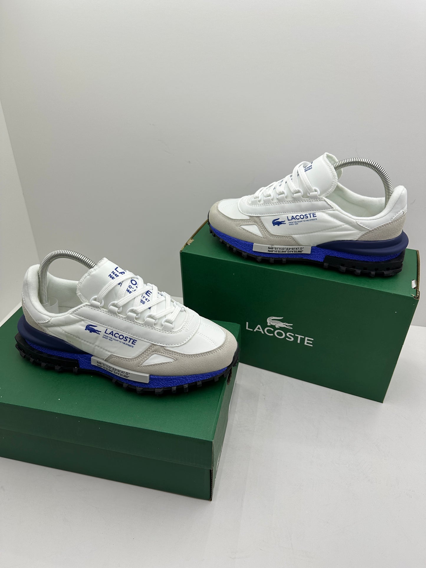 Zapatilla Lacoste Élite Active White & Blue