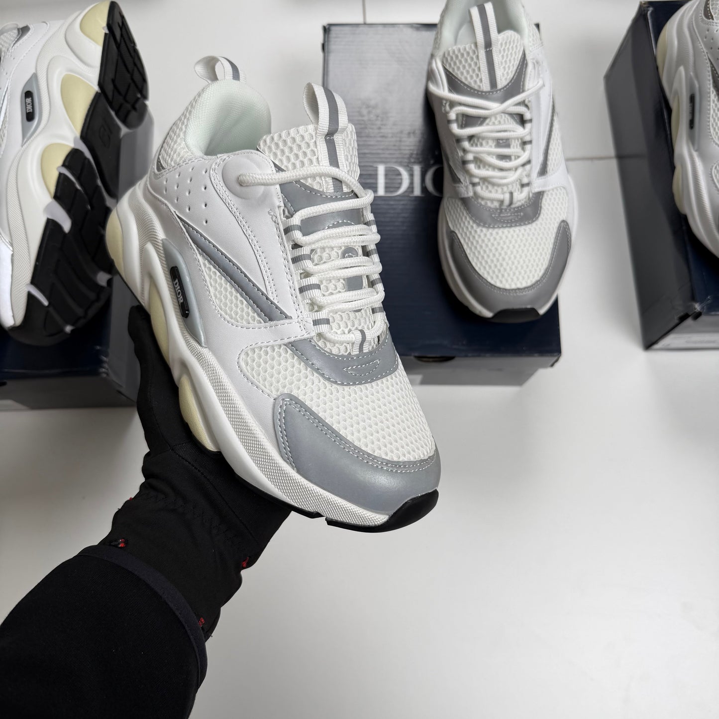 DIOR B22 WHITE SILVER