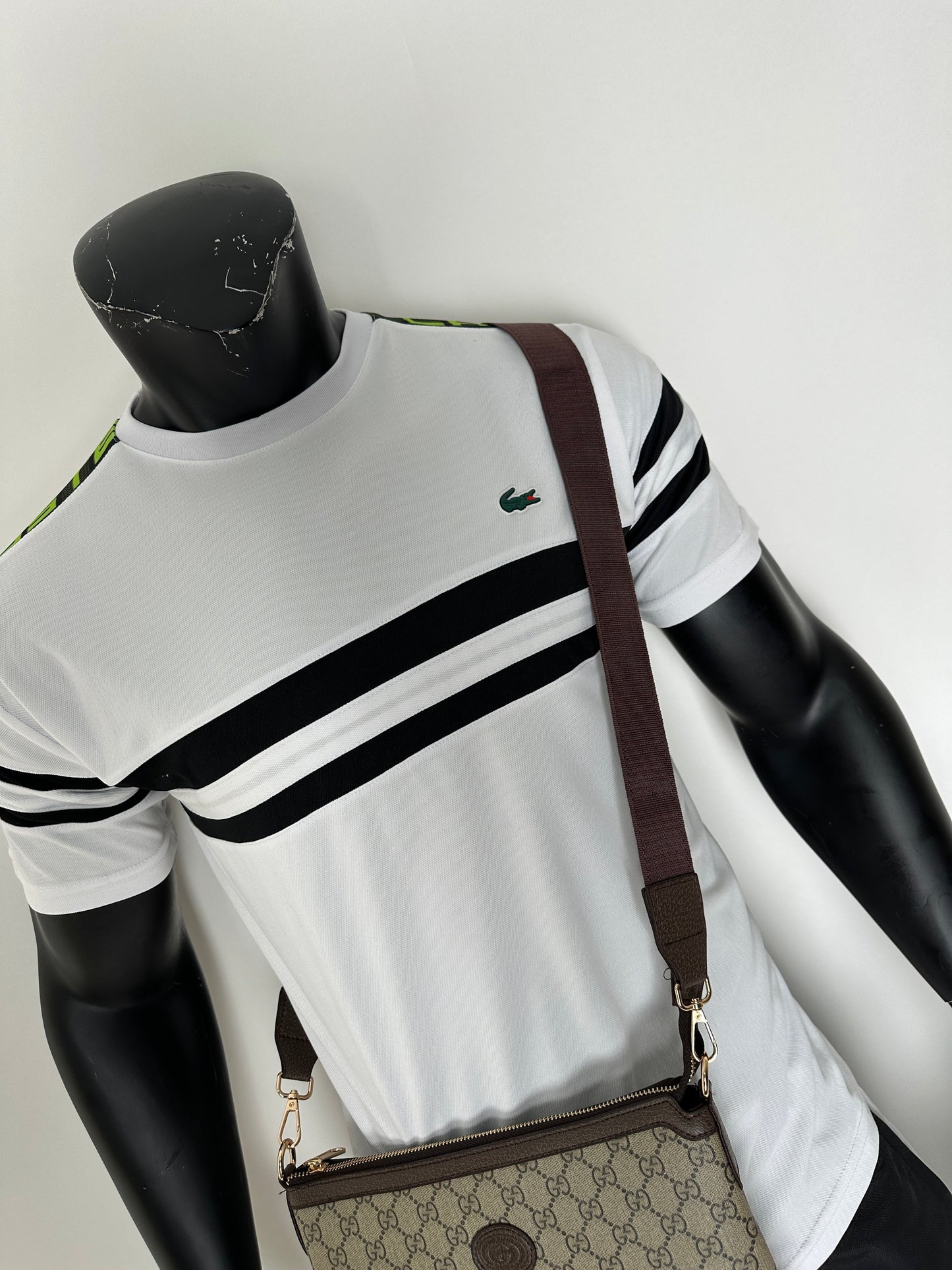 SUPER PACK 🔥 CONJUNTO LACOSTE + BANDOLERA GUCCI ‼️
