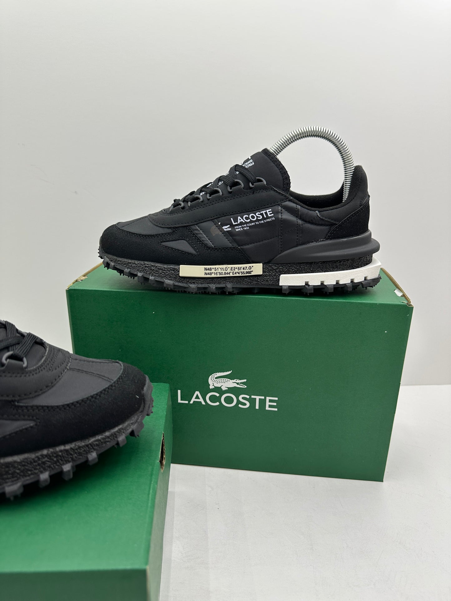 Zapatilla Lacoste Élite Active Black & White