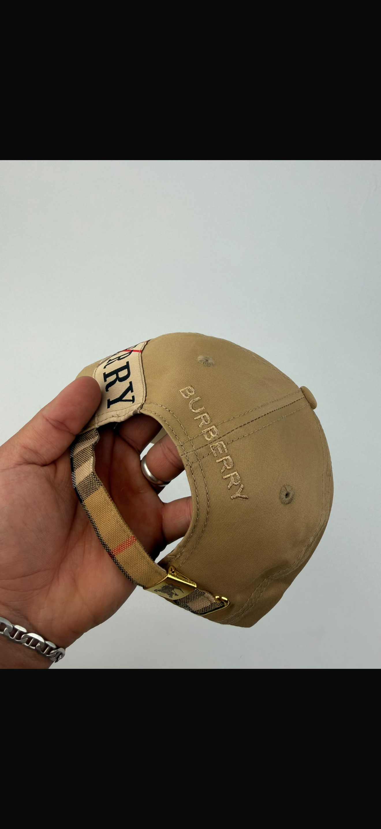 🔥 GORRA BURBERRY EKD BEIGE ✅ CALIDAD PREMIUM ‼️ UNIDADES LIMITADAS