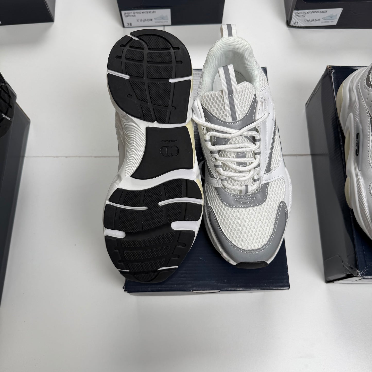 DIOR B22 WHITE SILVER