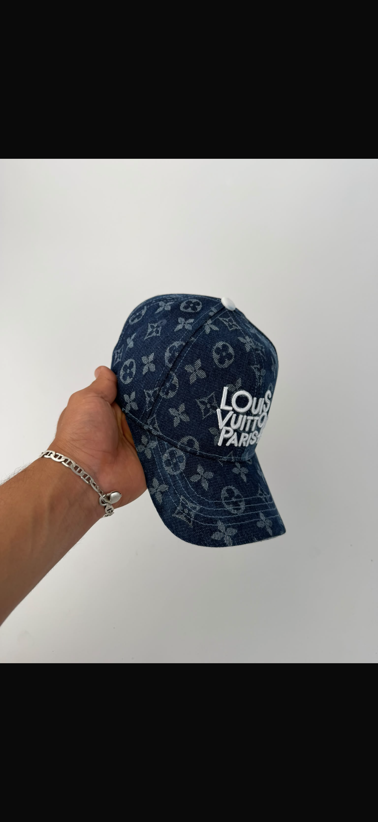 GORRA LOUIS VUITTON BLUE DENIM