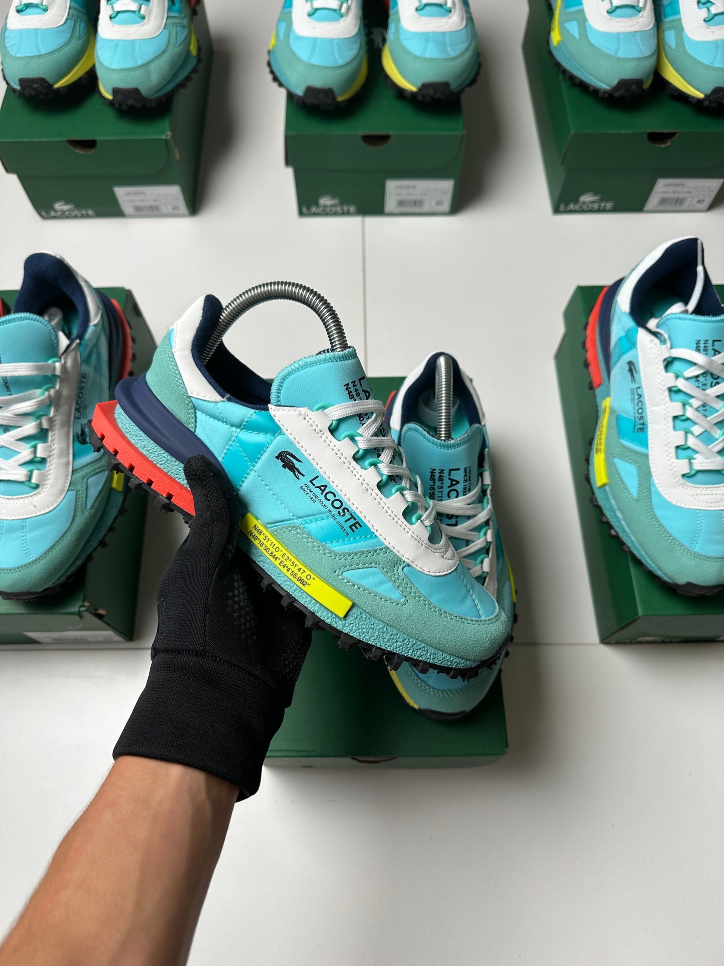 ZAPAS LACOSTE ELITE ACTIVE BLUE