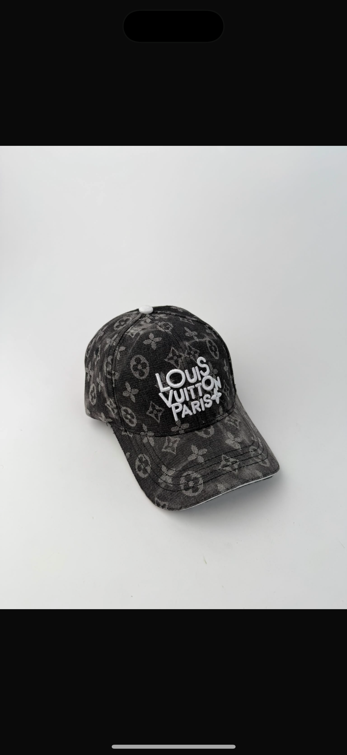 GORRA LOUIS VUITTON BLACK DENIM