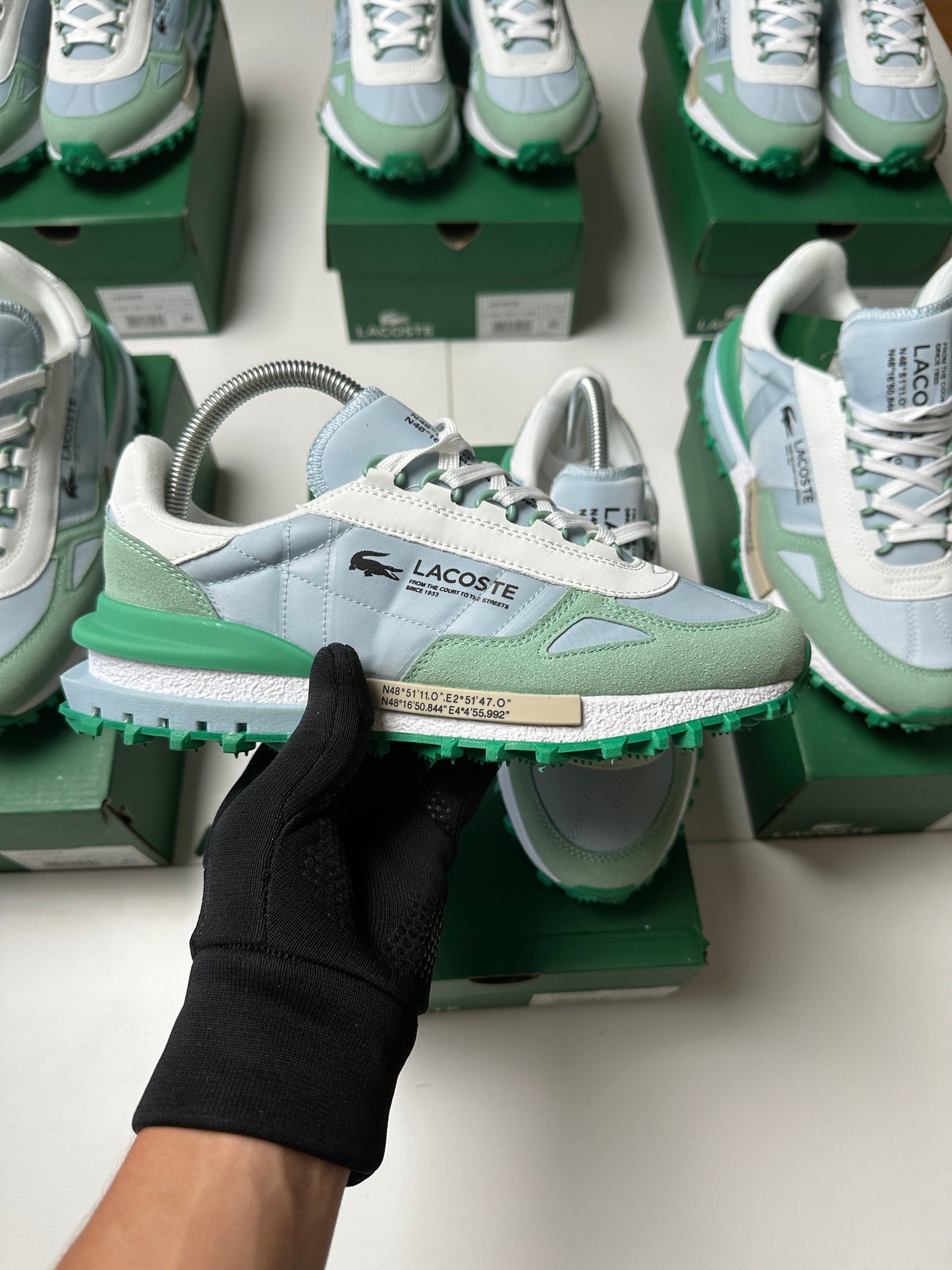 ZAPAS LACOSTE ELITE ACTIVE GREEN