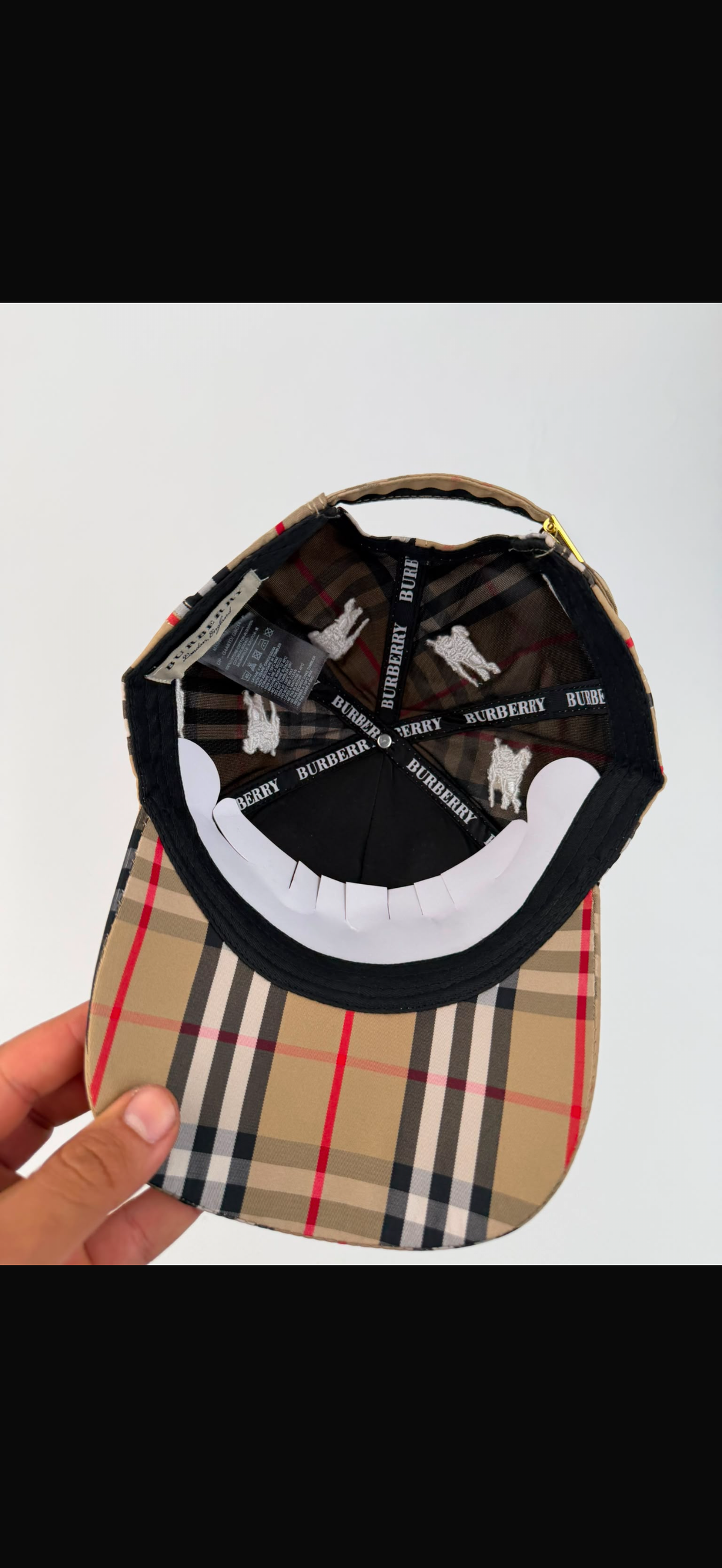 GORRA BURBERRY ALL-OVER EKD VINTAGE