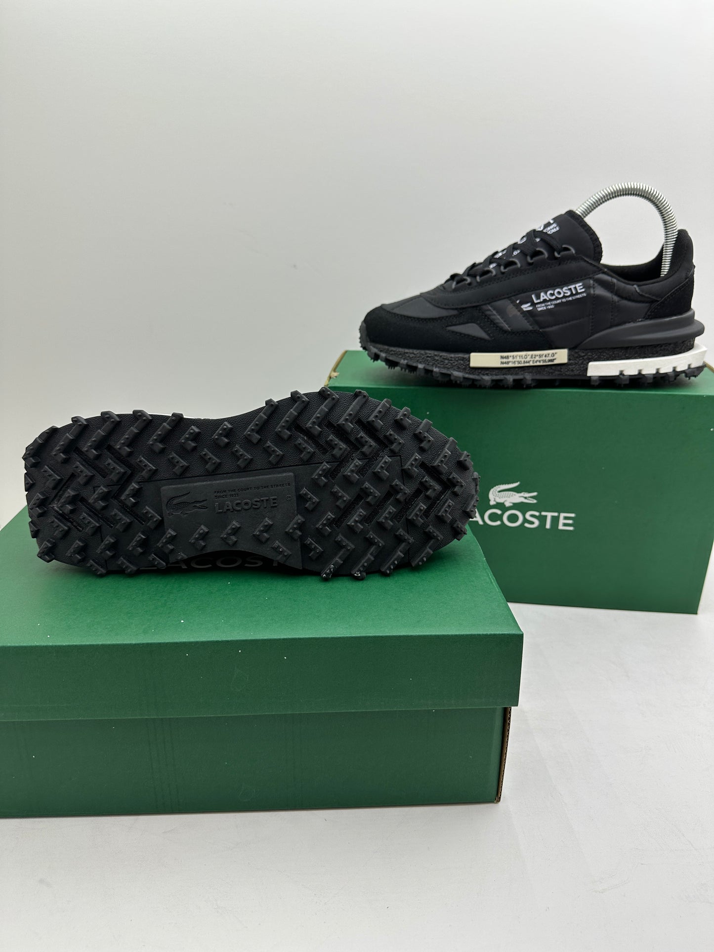Zapatilla Lacoste Élite Active Black & White