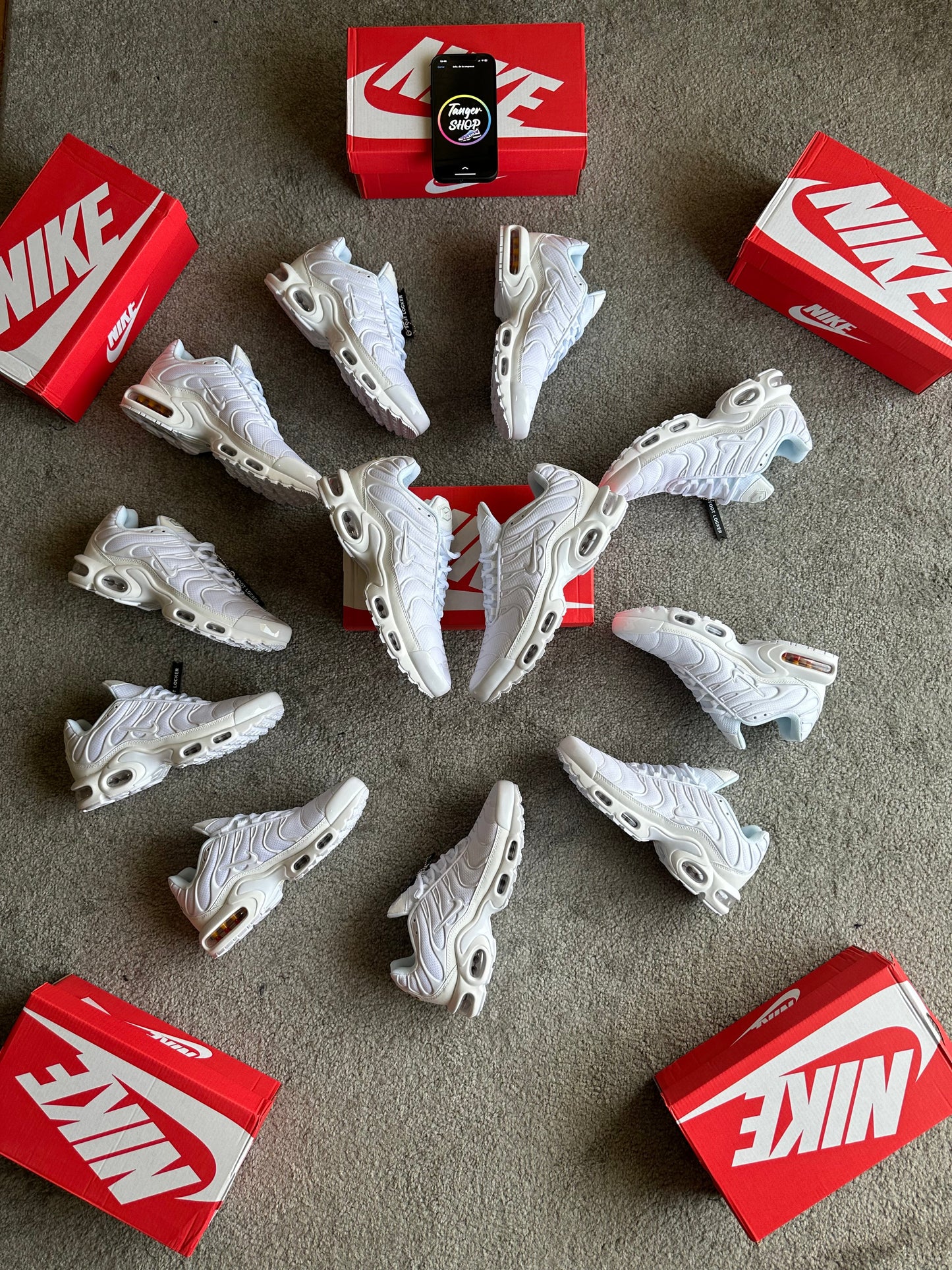 NIKE TN ALL WHITE 🔥