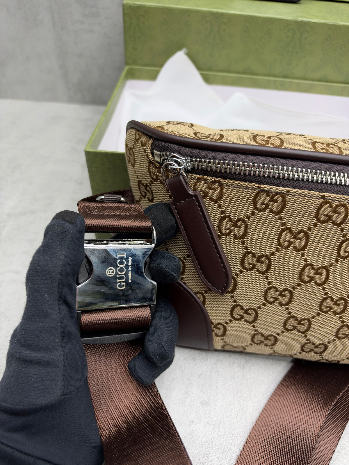 🔥 RIÑONERA GUCCI ✅ CALIDAD PREMIUM ‼️ UNIDADES LIMITADAS