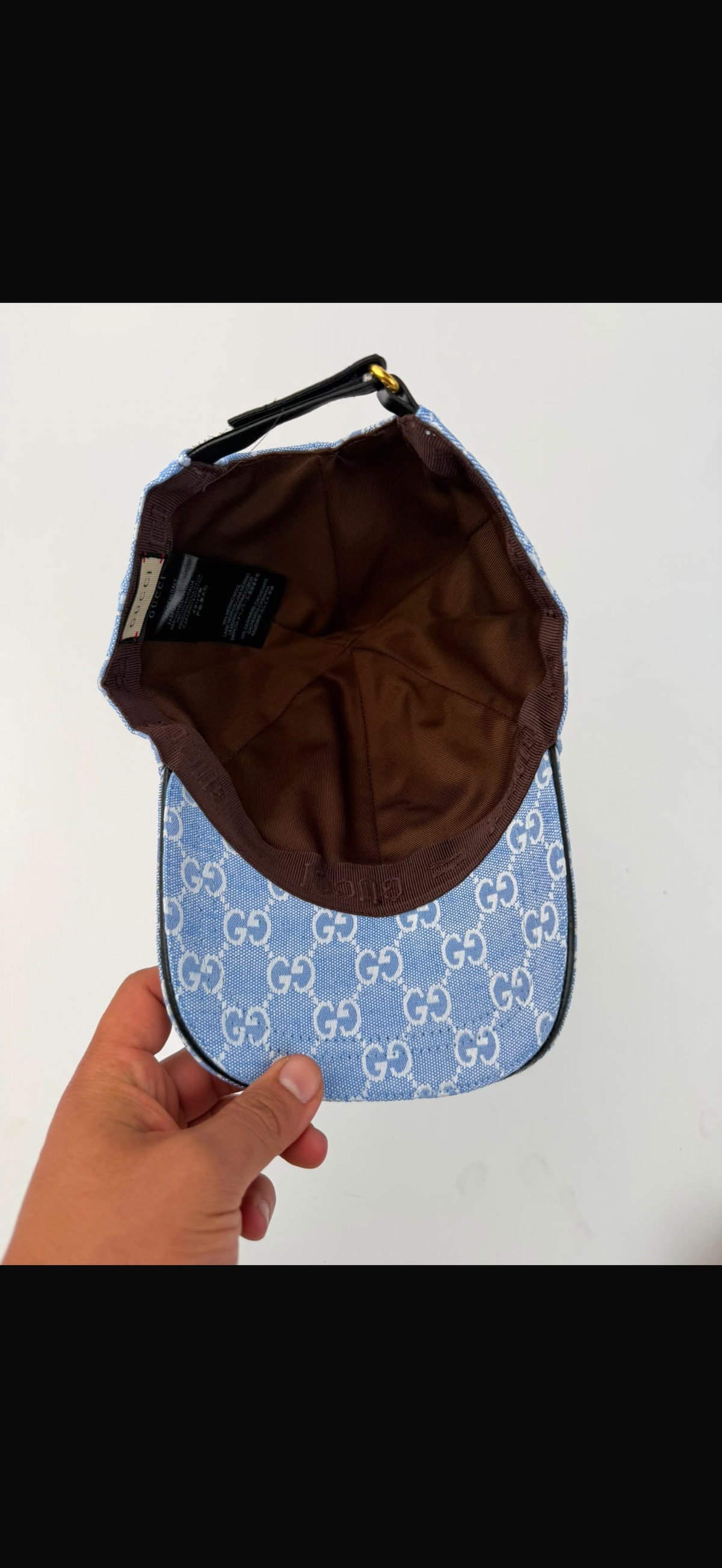 GORRA GUCCI DENIM BLUE
