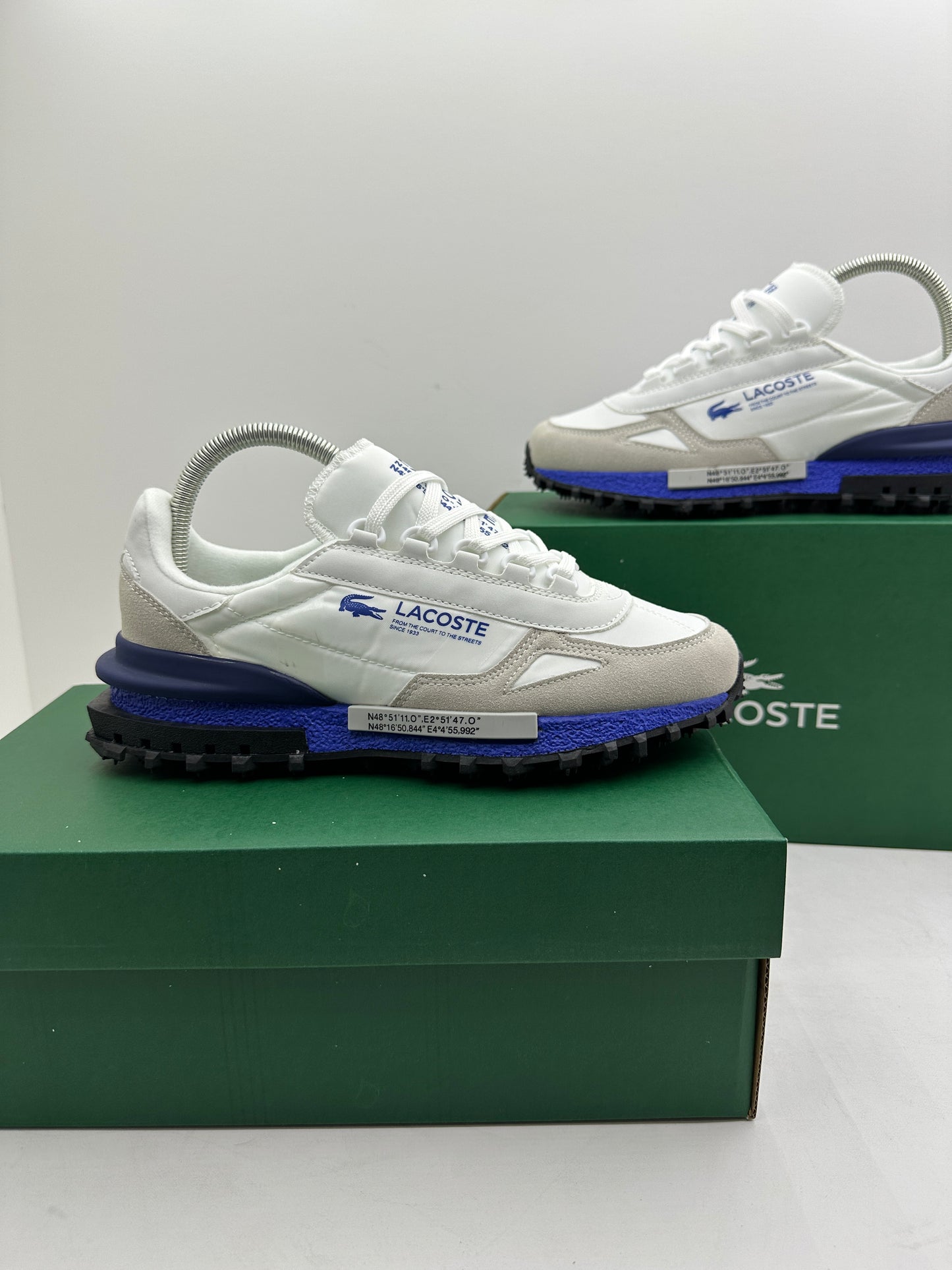 Zapatilla Lacoste Élite Active White & Blue