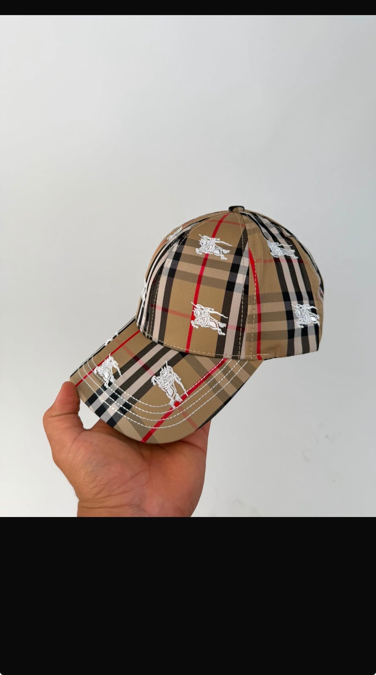 GORRA BURBERRY ALL-OVER EKD VINTAGE