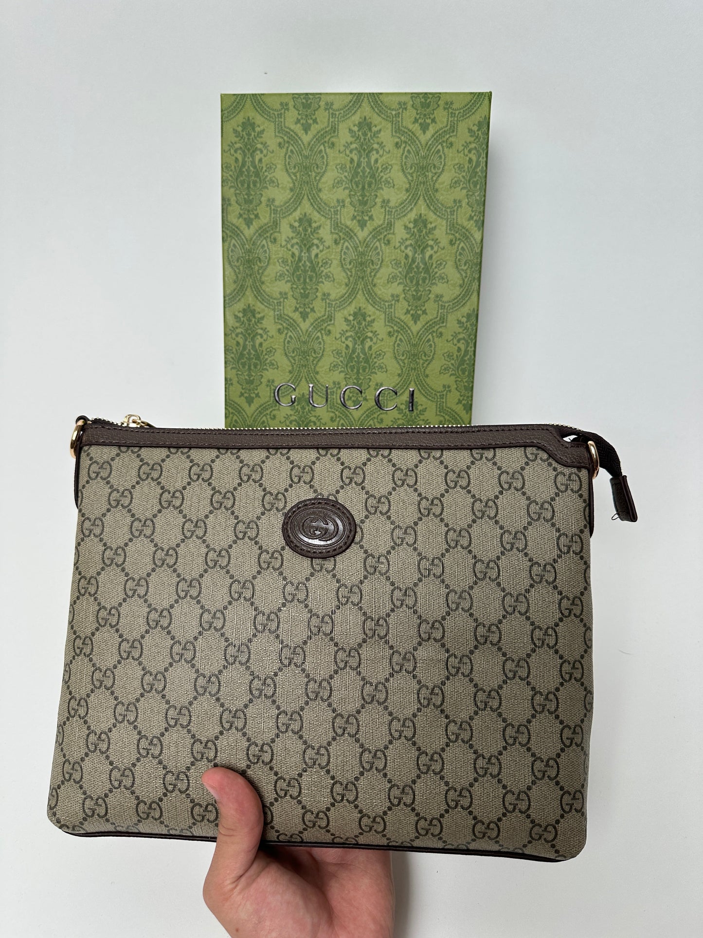 BOLSO GUCCI INTERLOCKING MARRÓN