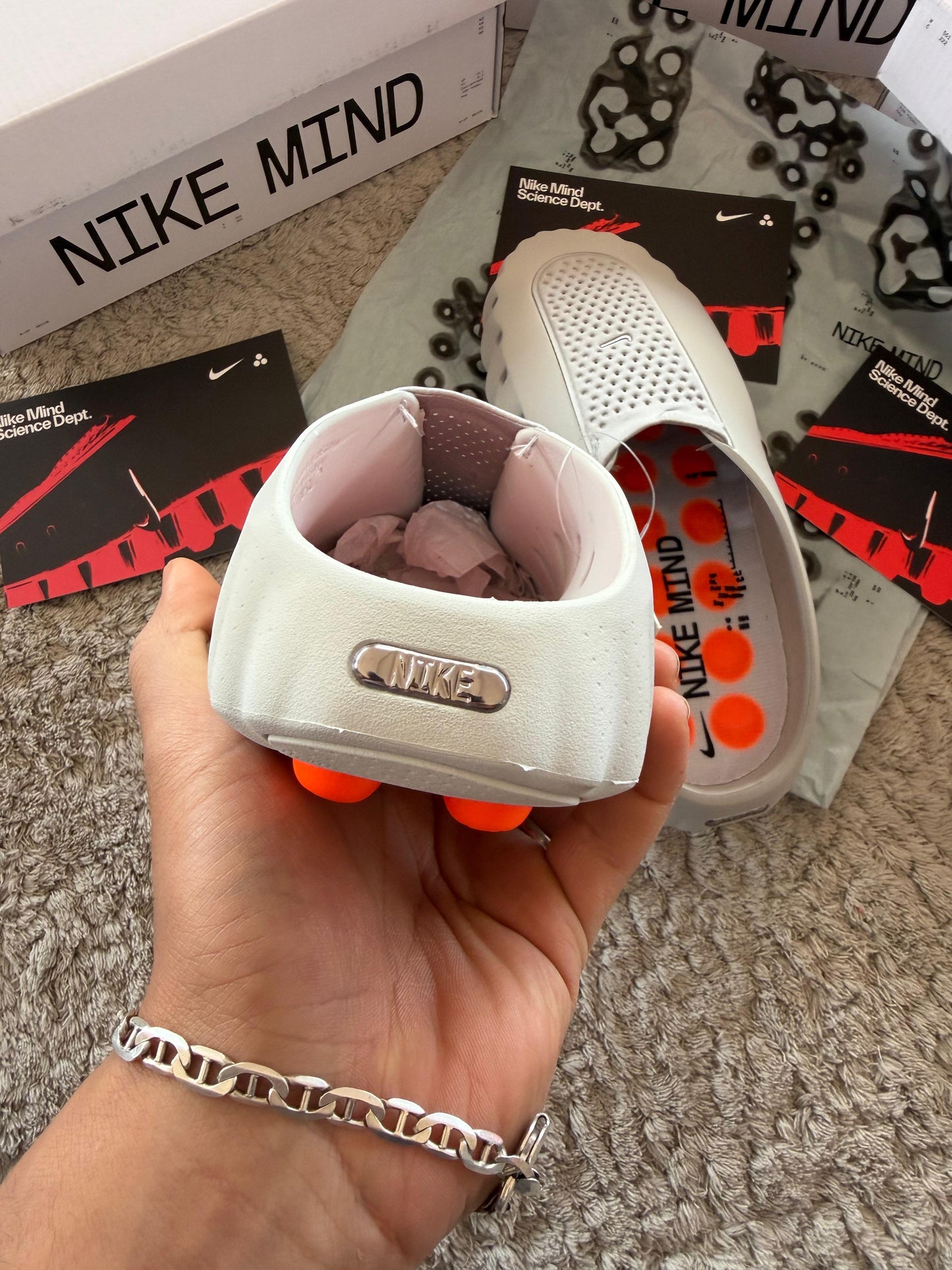 Chanclas Nike Miller Grey