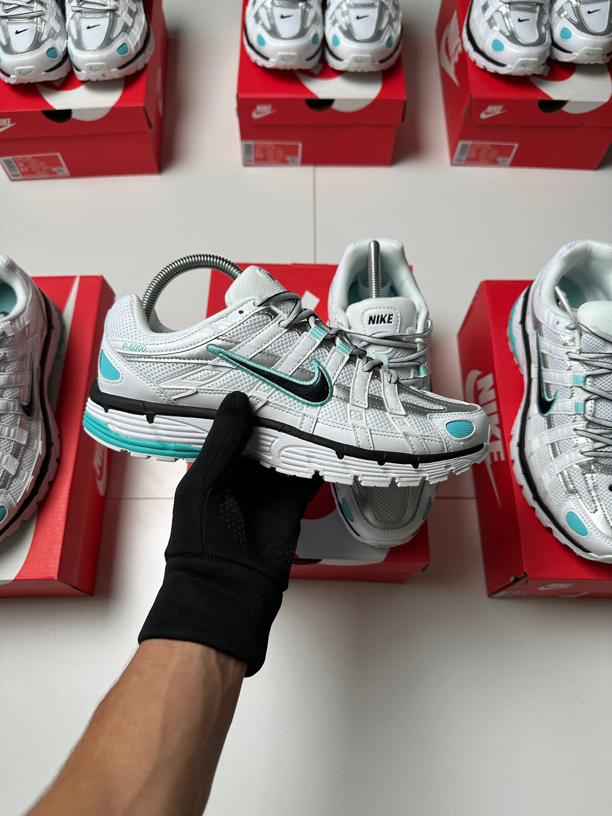 NIKE P6000 WHITE BLUE