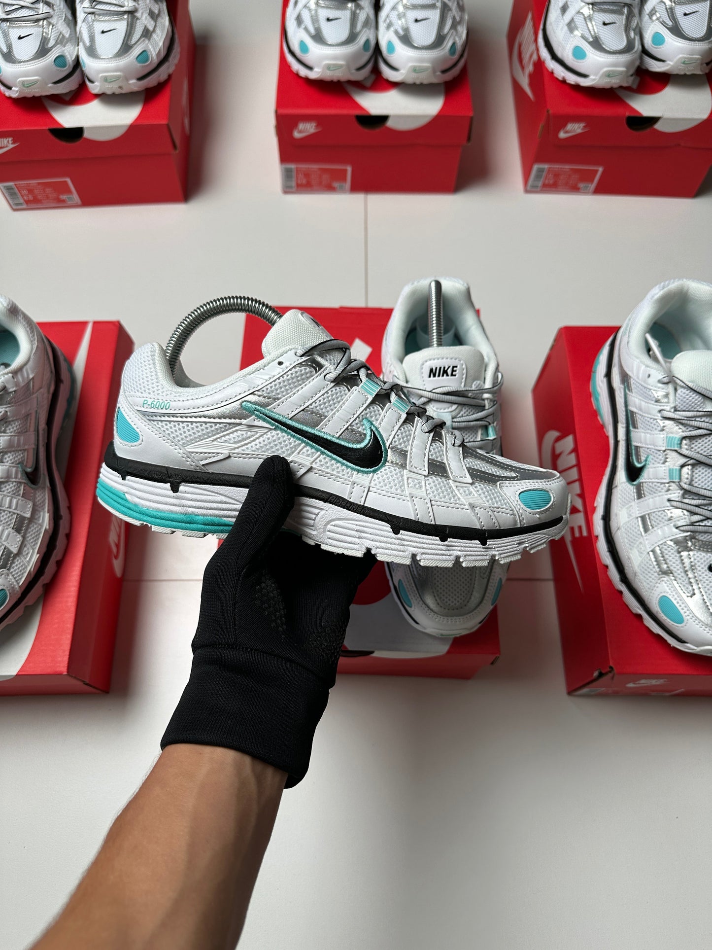 NIKE P6000 WHITE BLUE