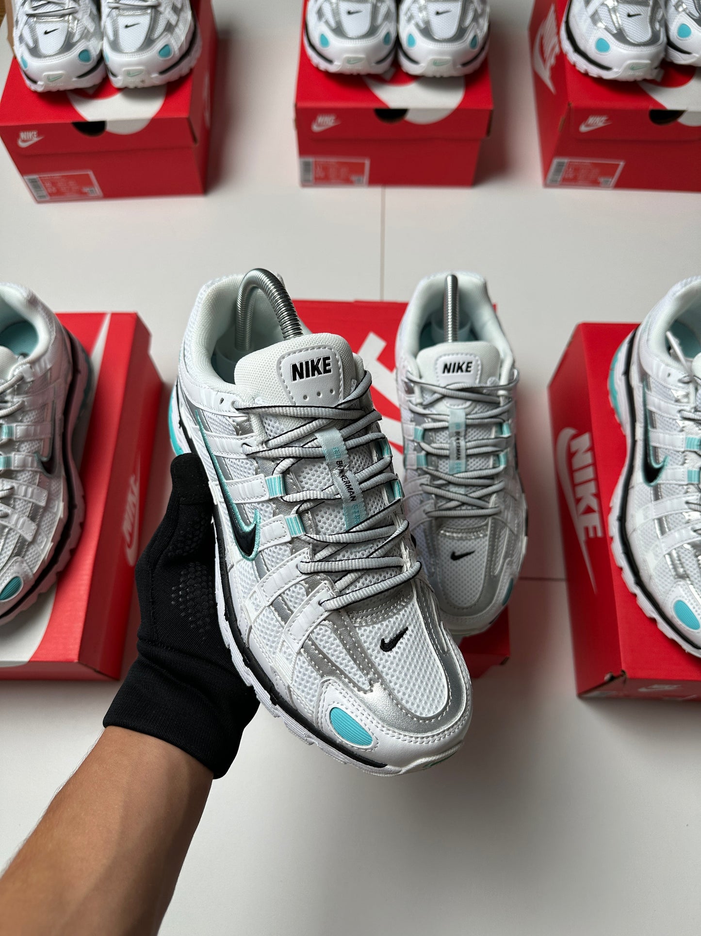 NIKE P6000 WHITE BLUE