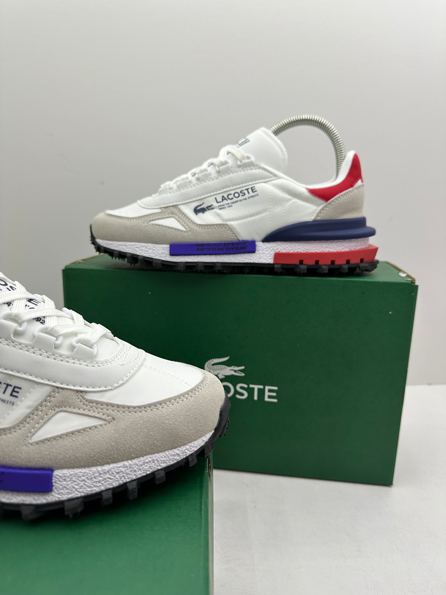 Zapatilla Lacoste Élite Active White & Red