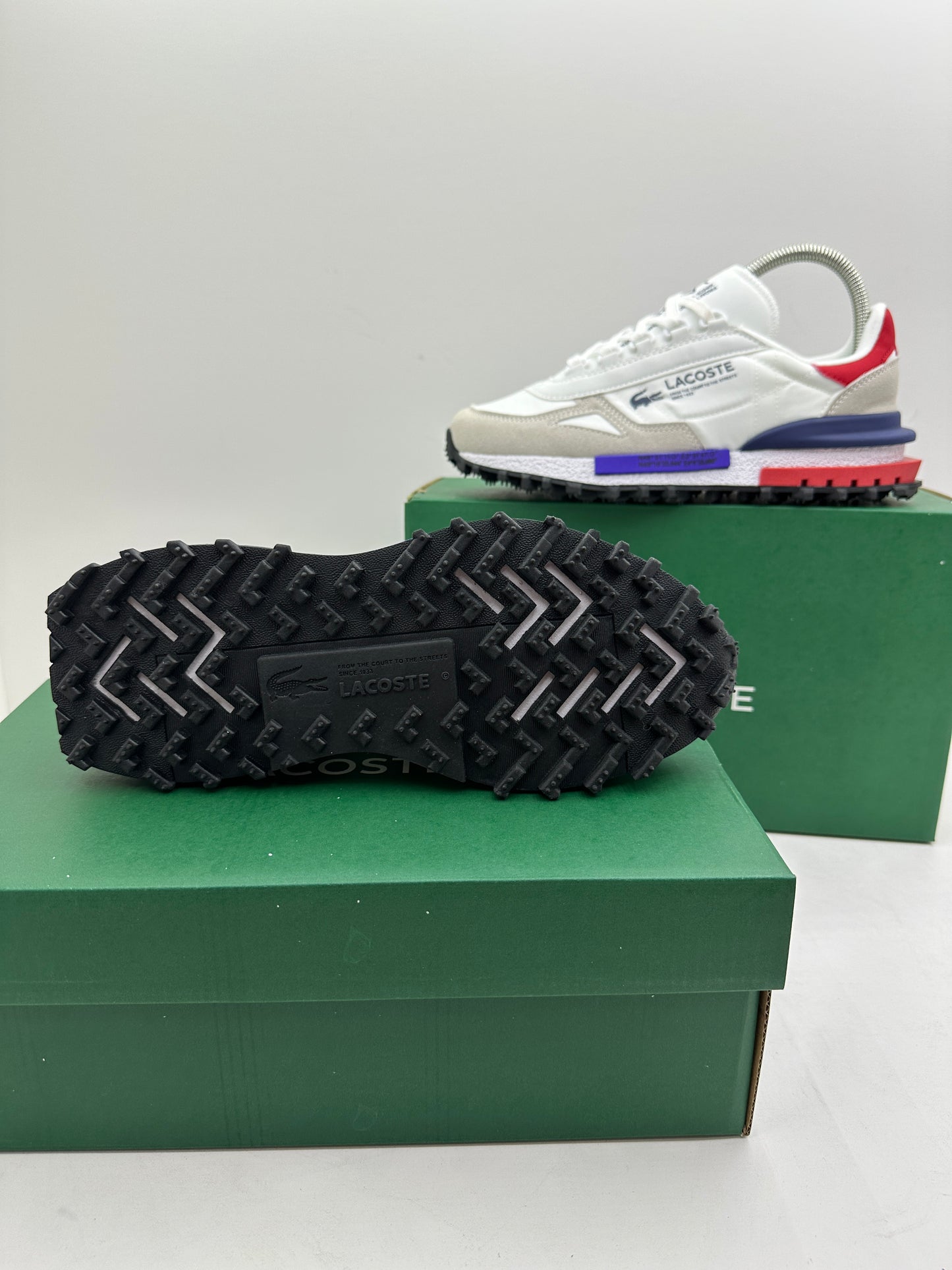 Zapatilla Lacoste Élite Active White & Red